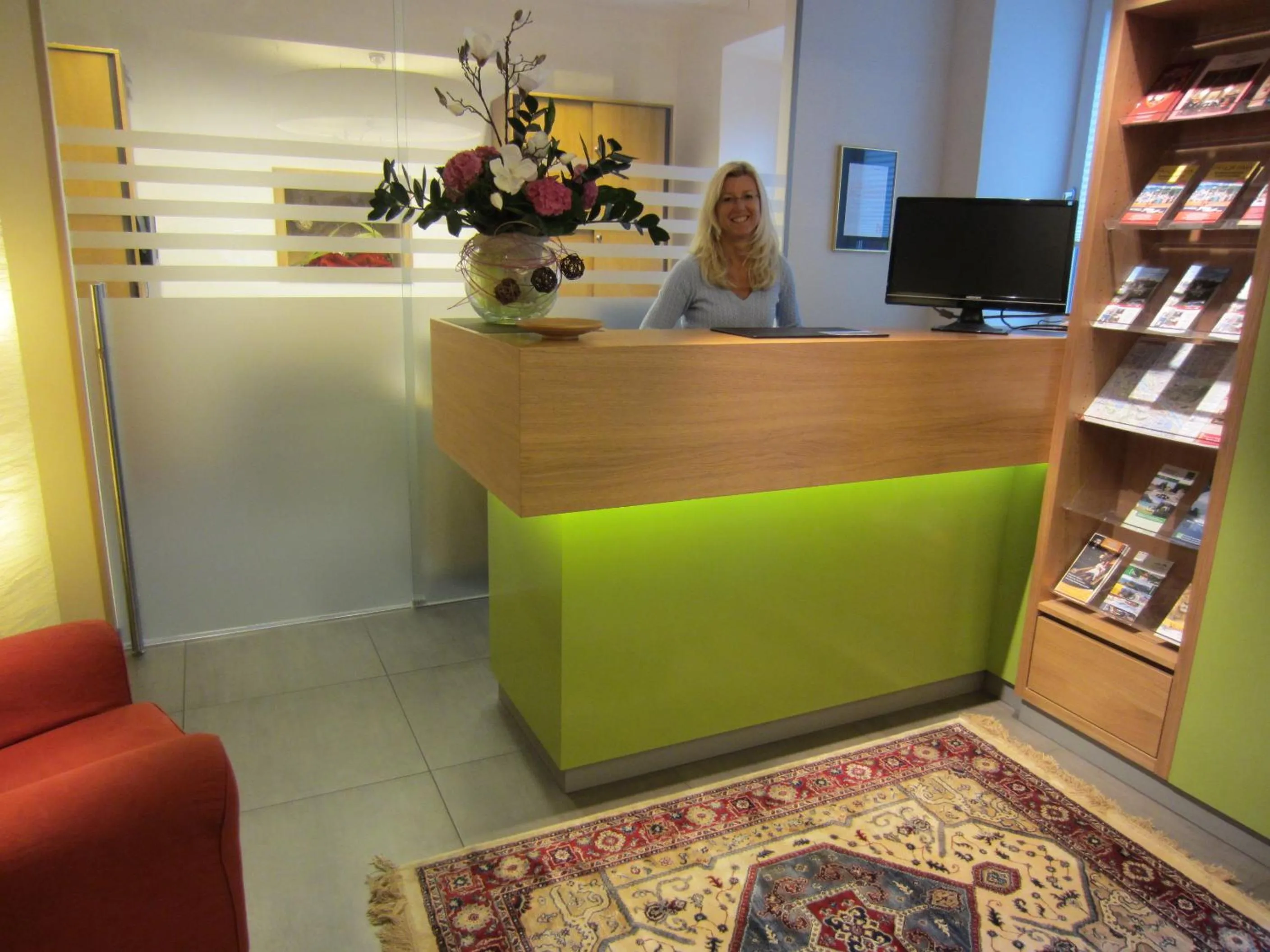 Lobby or reception in Hotel Plainbrücke | self check-in