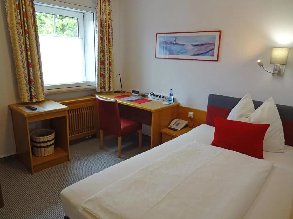 Bed in Hotel Schlair