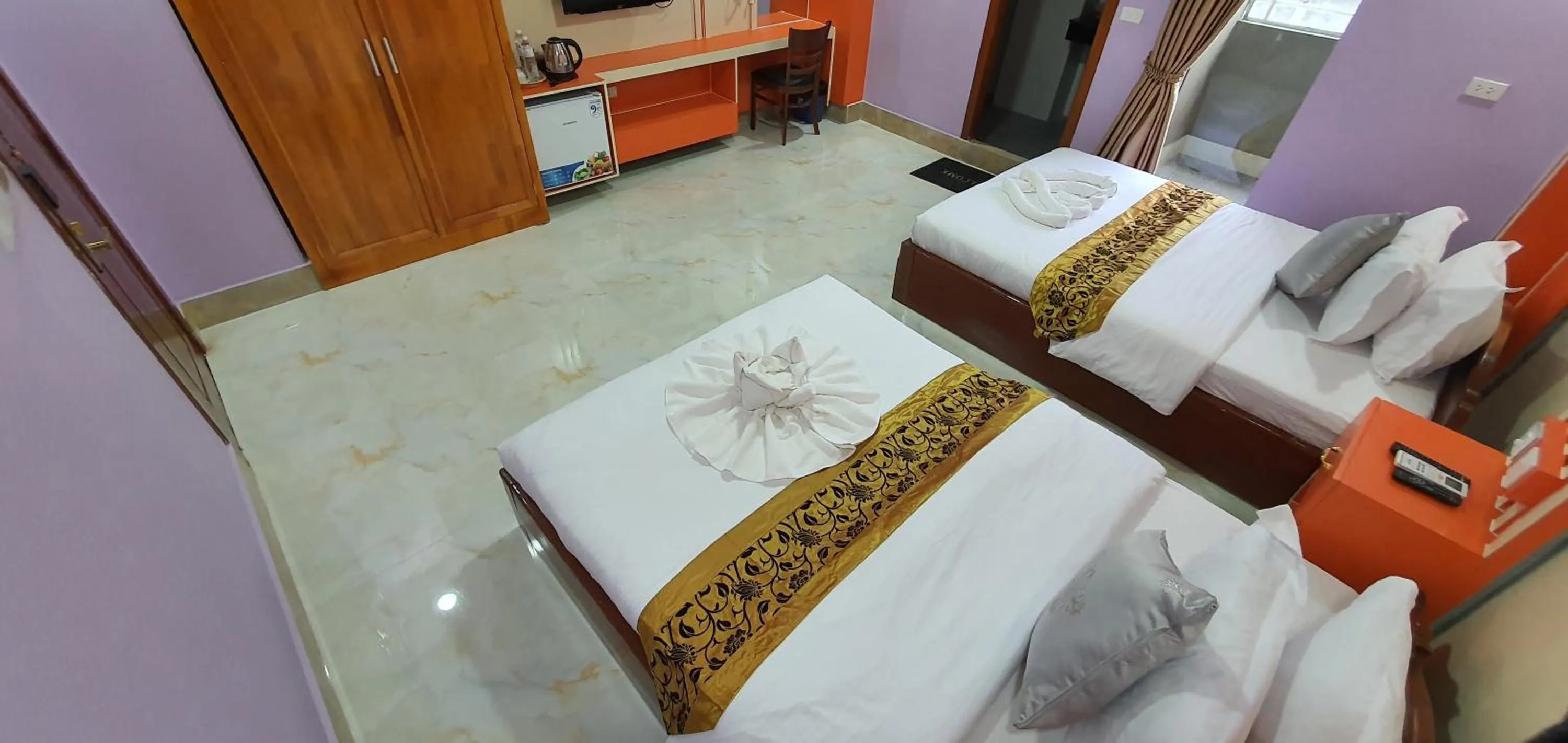 Bed in Pheng Chenda Hotel