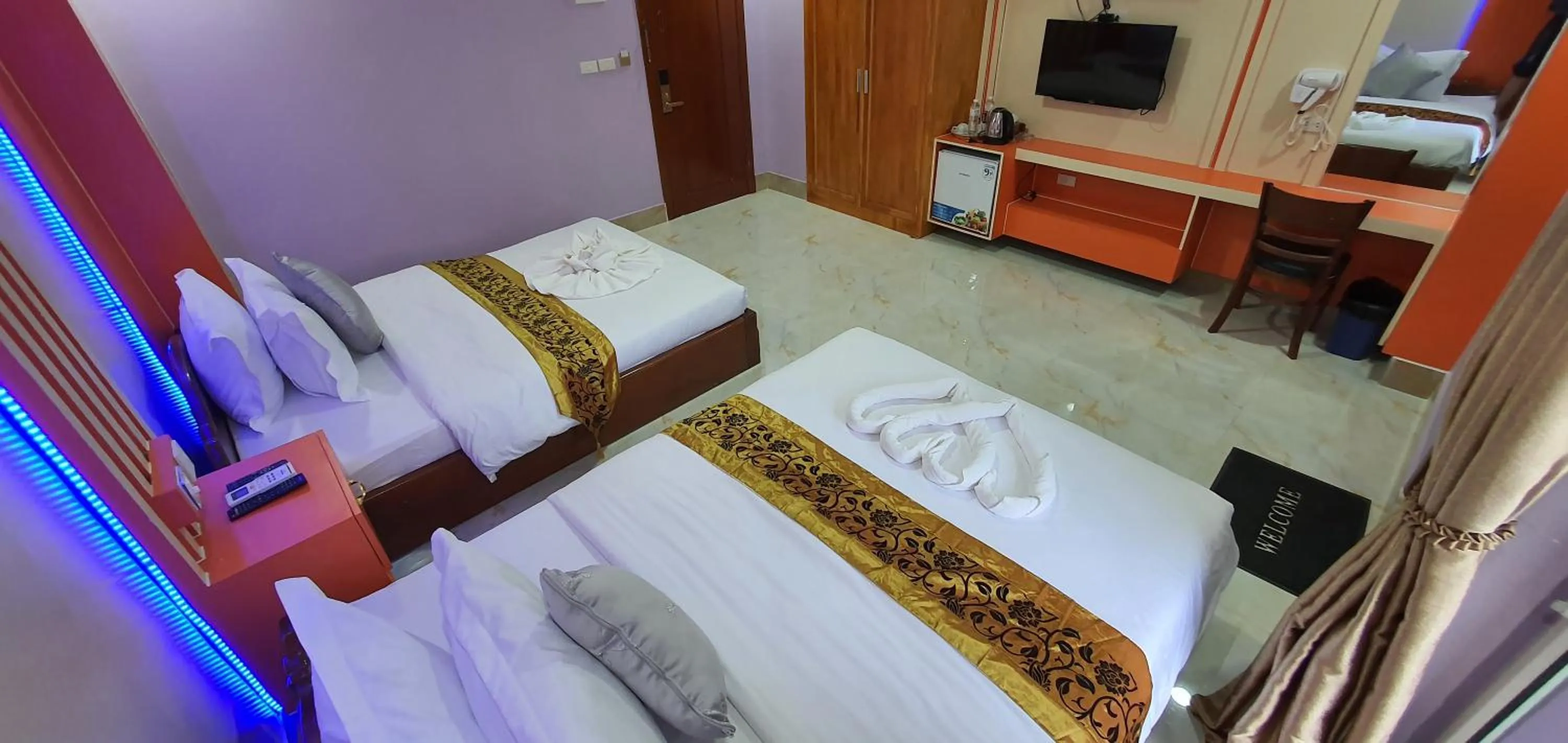 Bedroom, Bed in Pheng Chenda Hotel