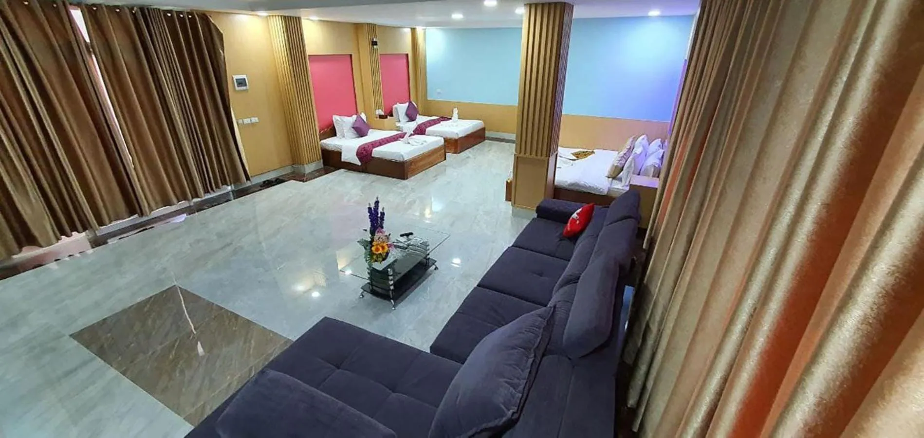 Bed in Pheng Chenda Hotel