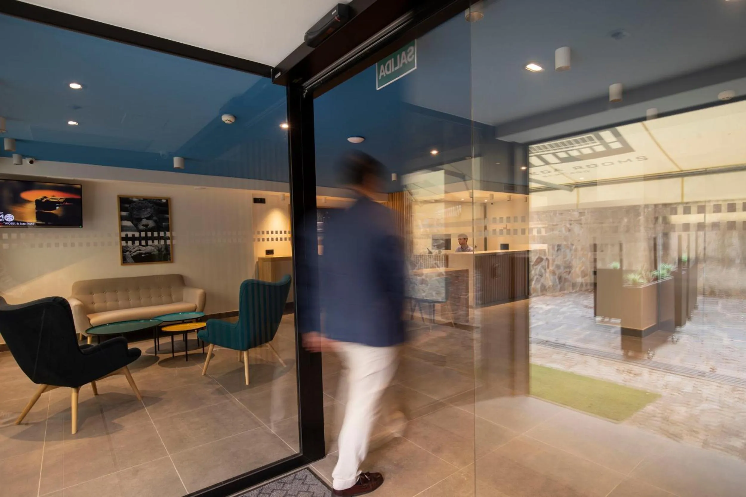 Lobby or reception in Alameda Rooms Santiago