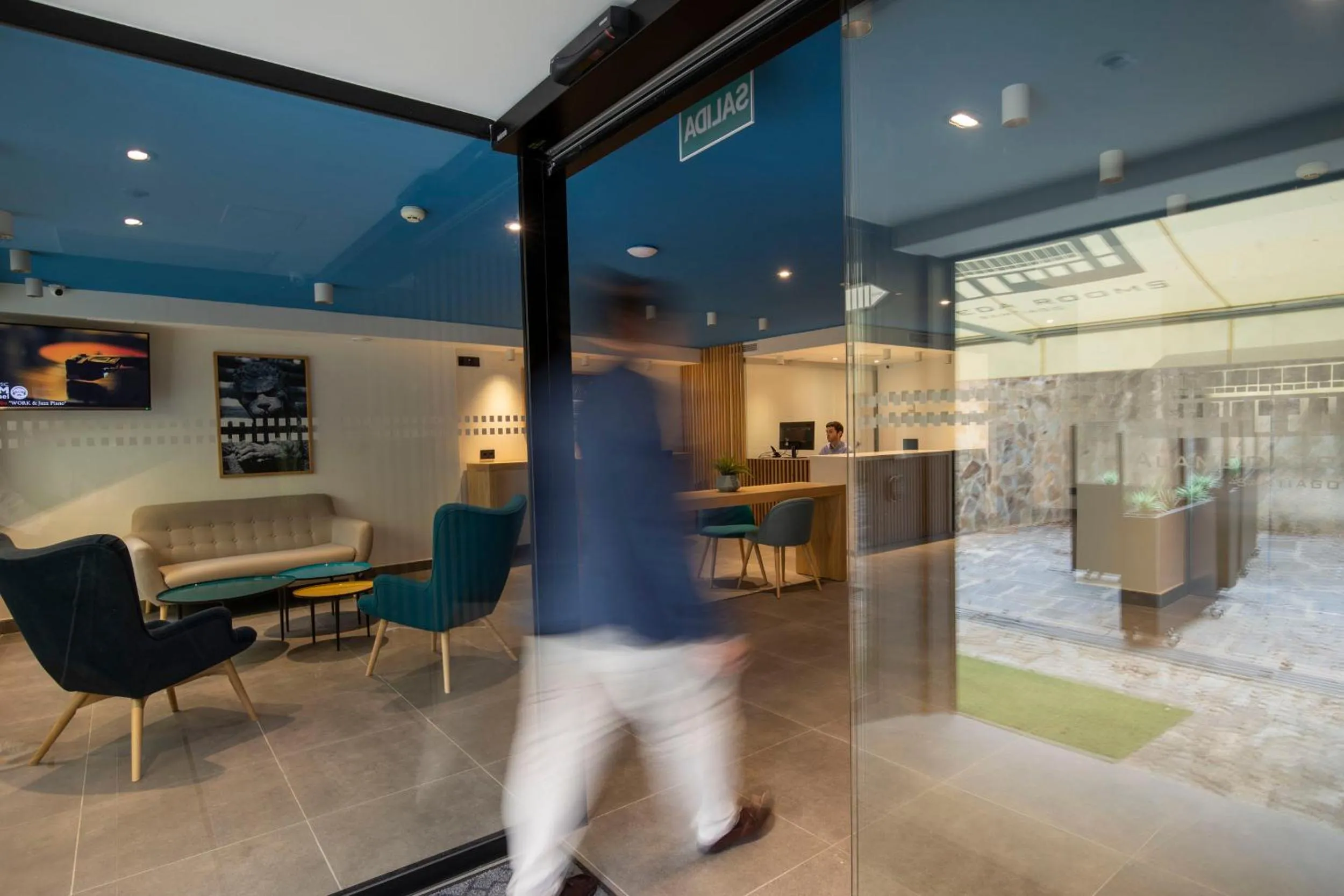 Lobby or reception in Alameda Rooms Santiago