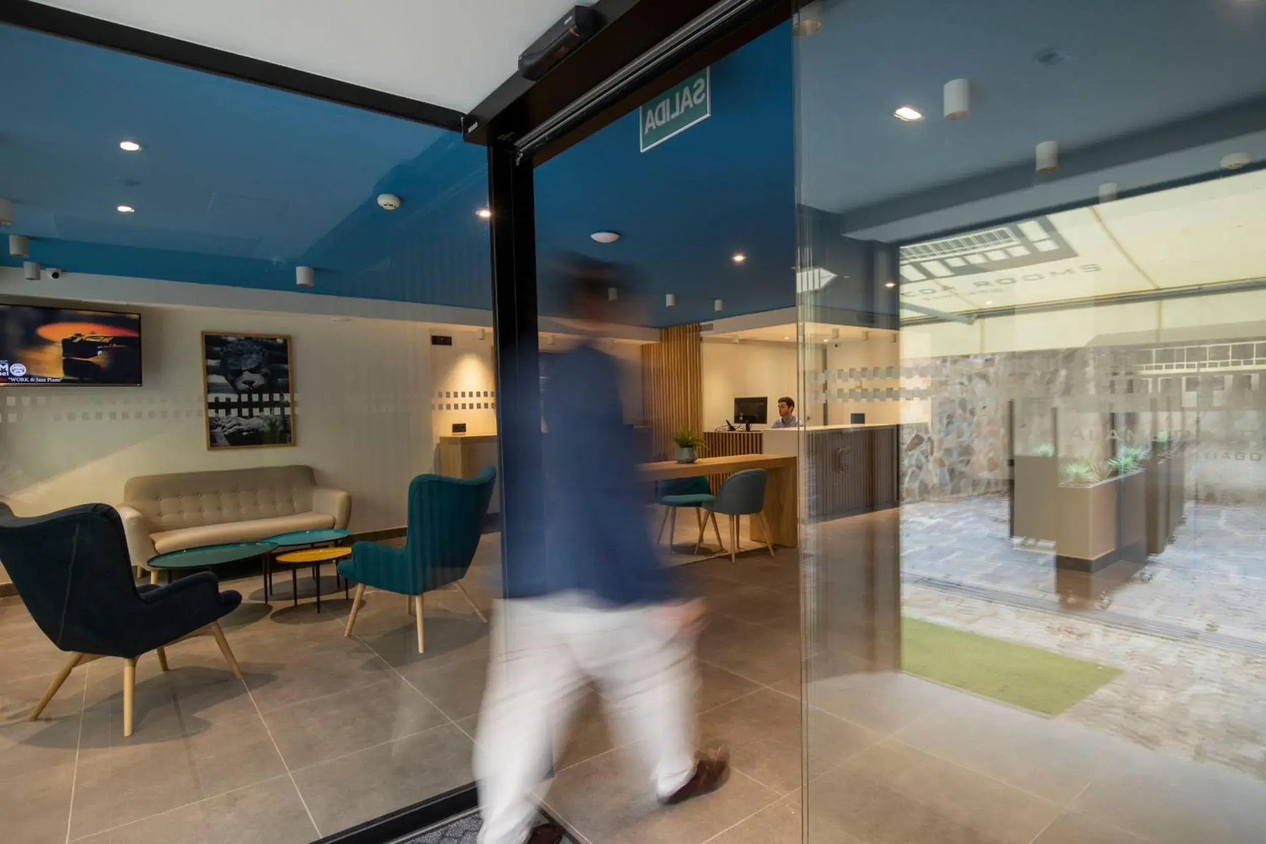 Lobby or reception in Alameda Rooms Santiago Lobby or reception in Alameda Rooms Santiago