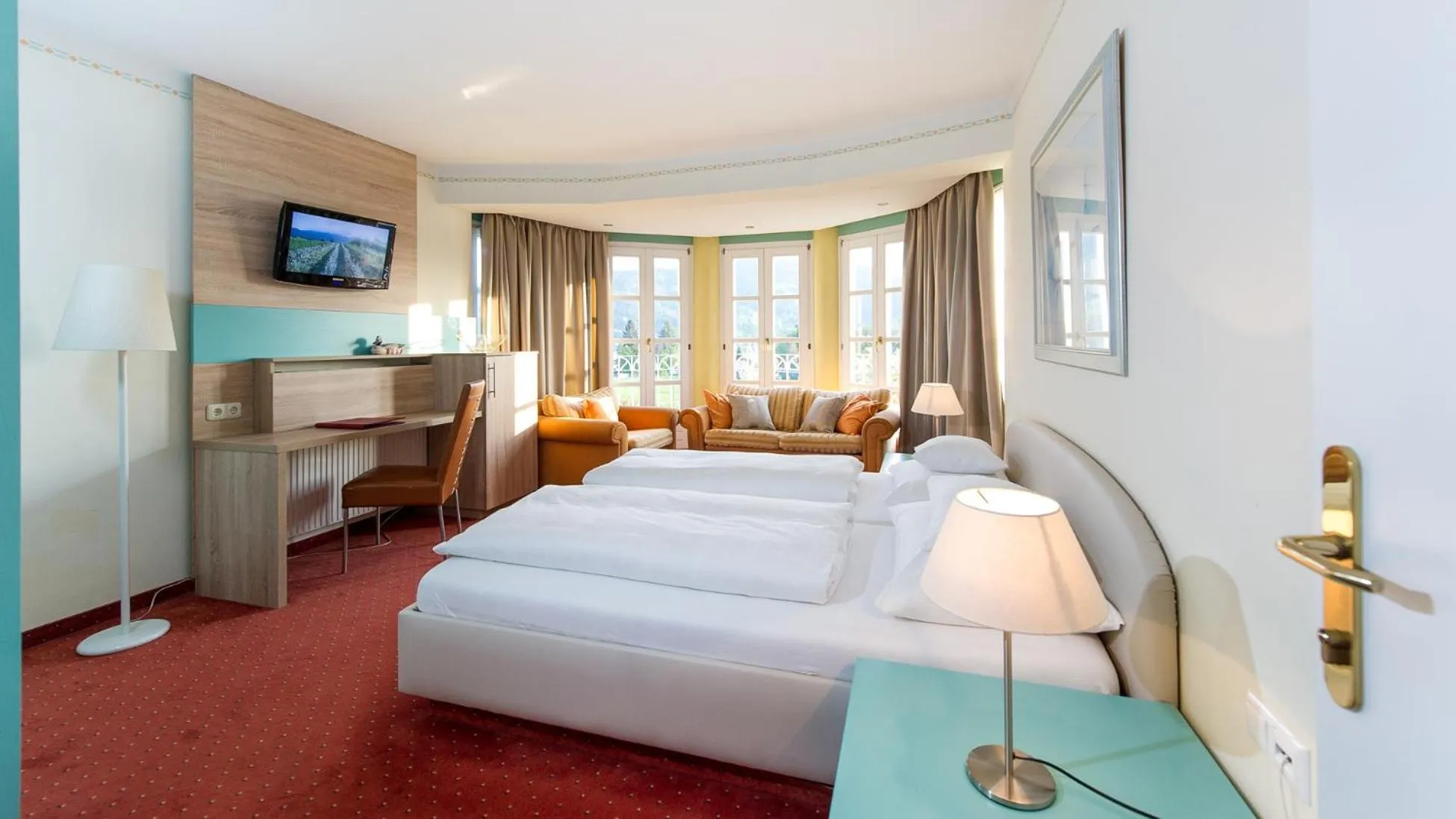 Bedroom, Bed in Lust und Laune Hotel am Wörthersee