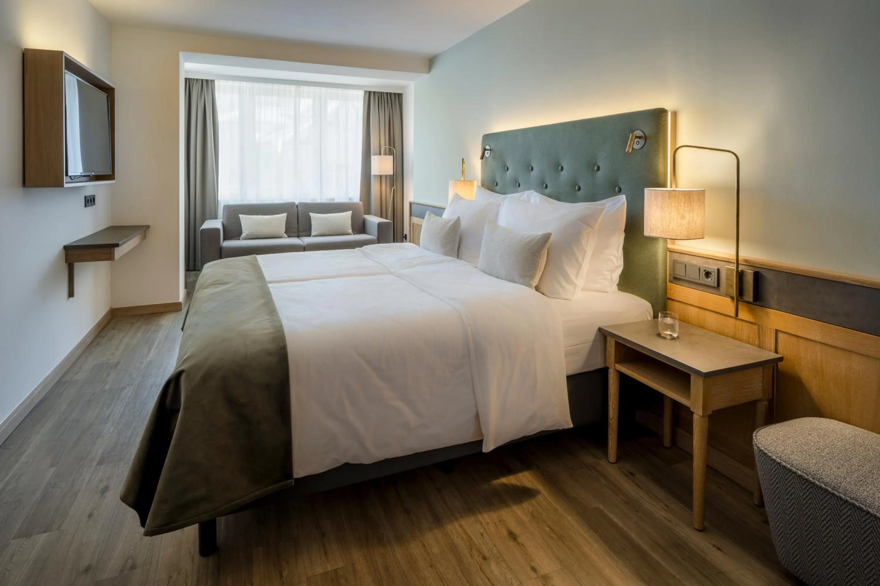 Bed in Hotel IMLAUER & Bräu