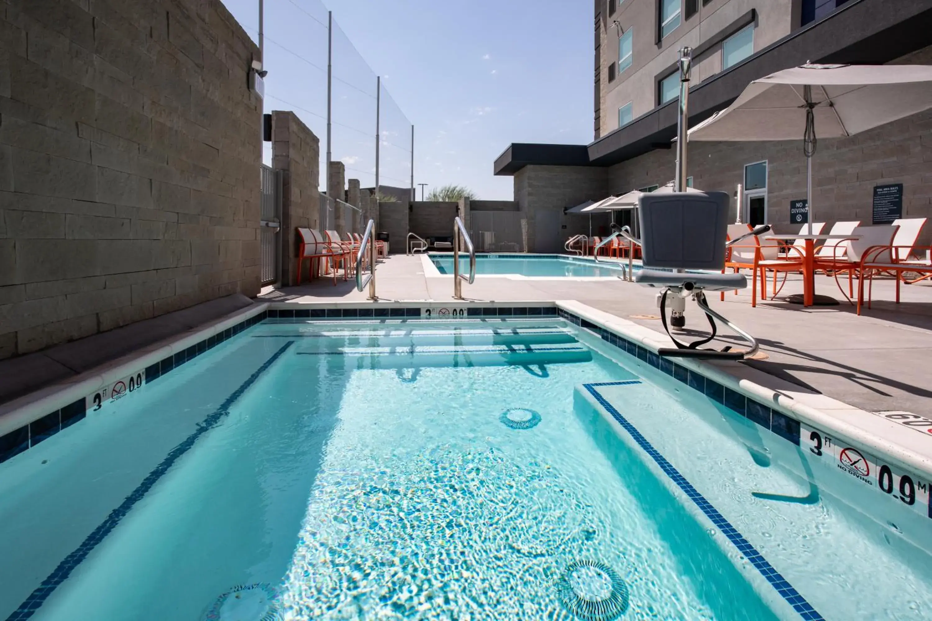 Pool view in Holiday Inn Glendale - Stadium & Ent Dist by IHG Pool view in Holiday Inn Glendale - Stadium & Ent Dist by IHG