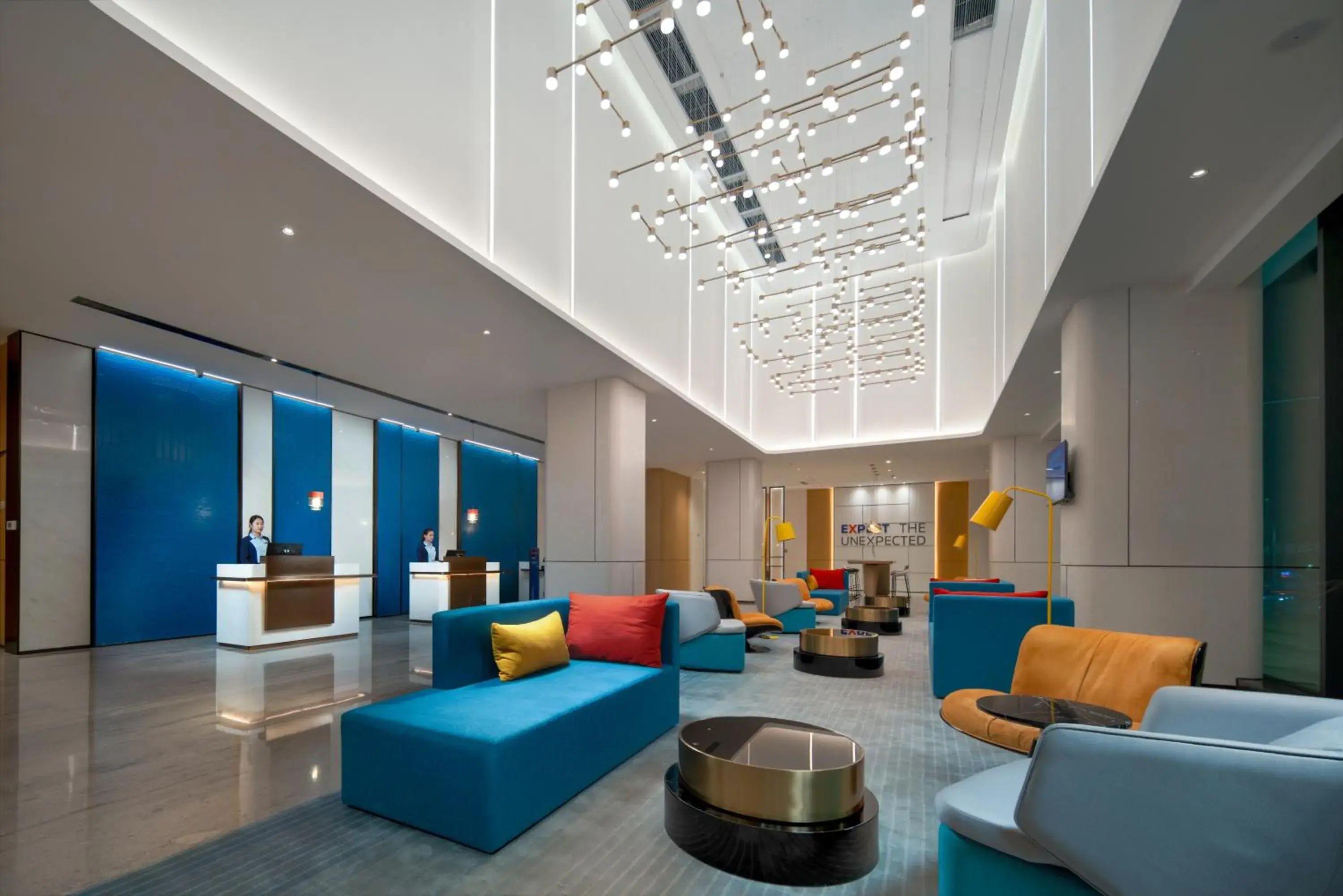 Lobby or reception in Holiday Inn Express Shenzhen Longhua by IHG Lobby or reception in Holiday Inn Express Shenzhen Longhua by IHG
