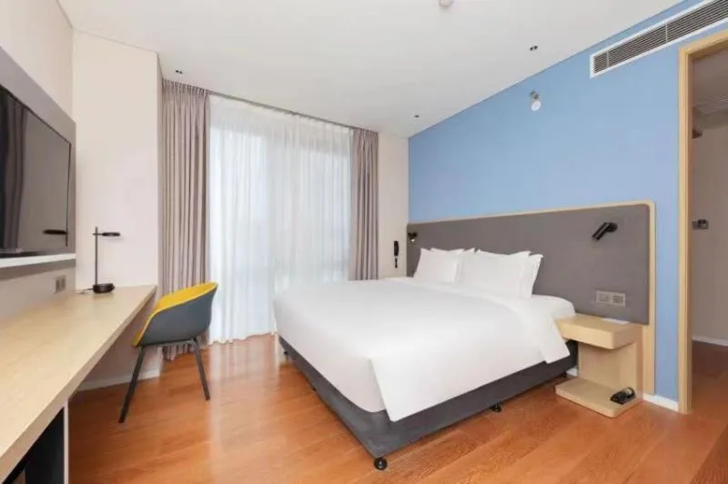 Bed in Holiday Inn Express Beijing Yizhuang Tongminghu