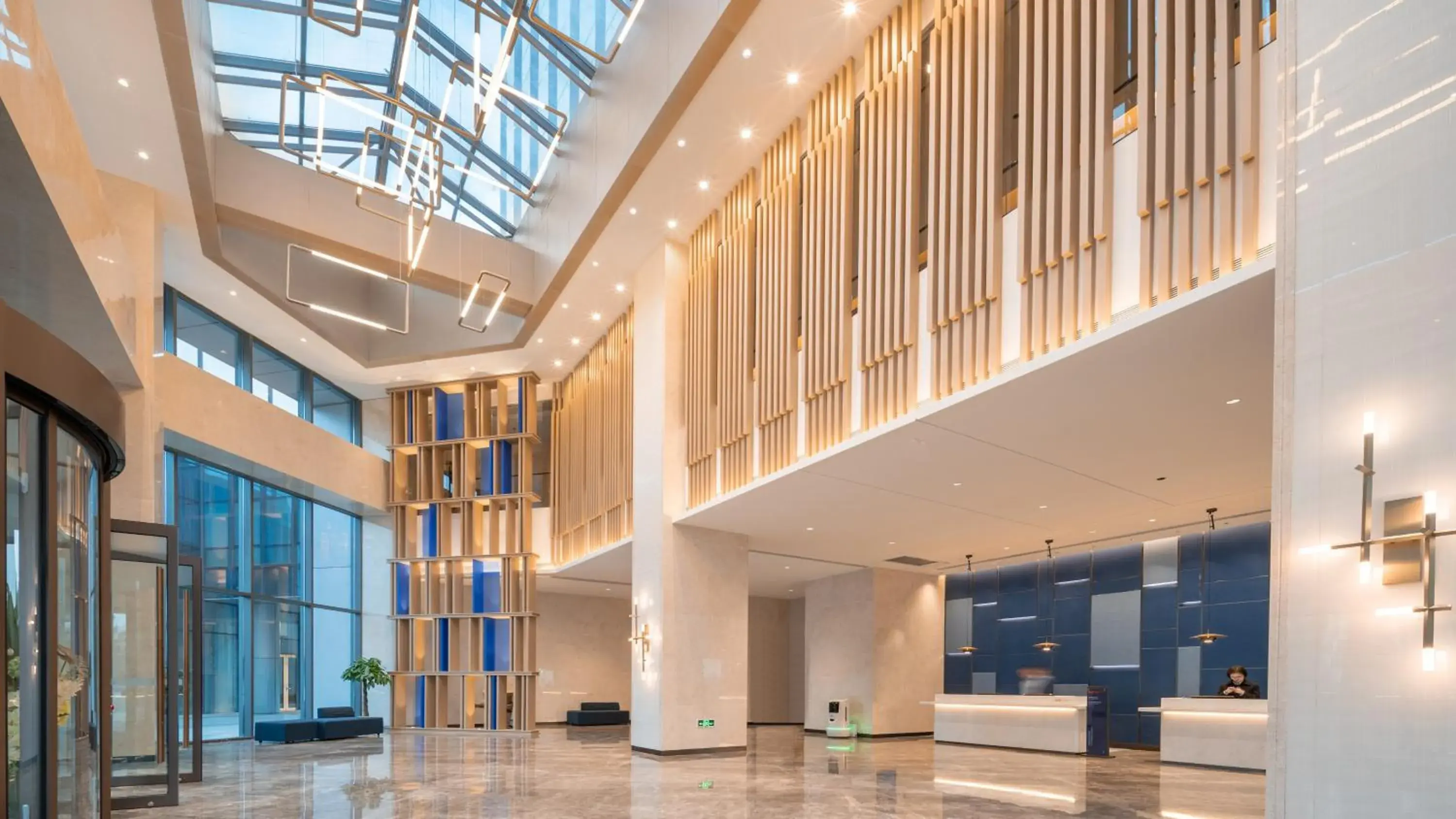 Property building in Holiday Inn Express Beijing Yizhuang Tongminghu Property building in Holiday Inn Express Beijing Yizhuang Tongminghu