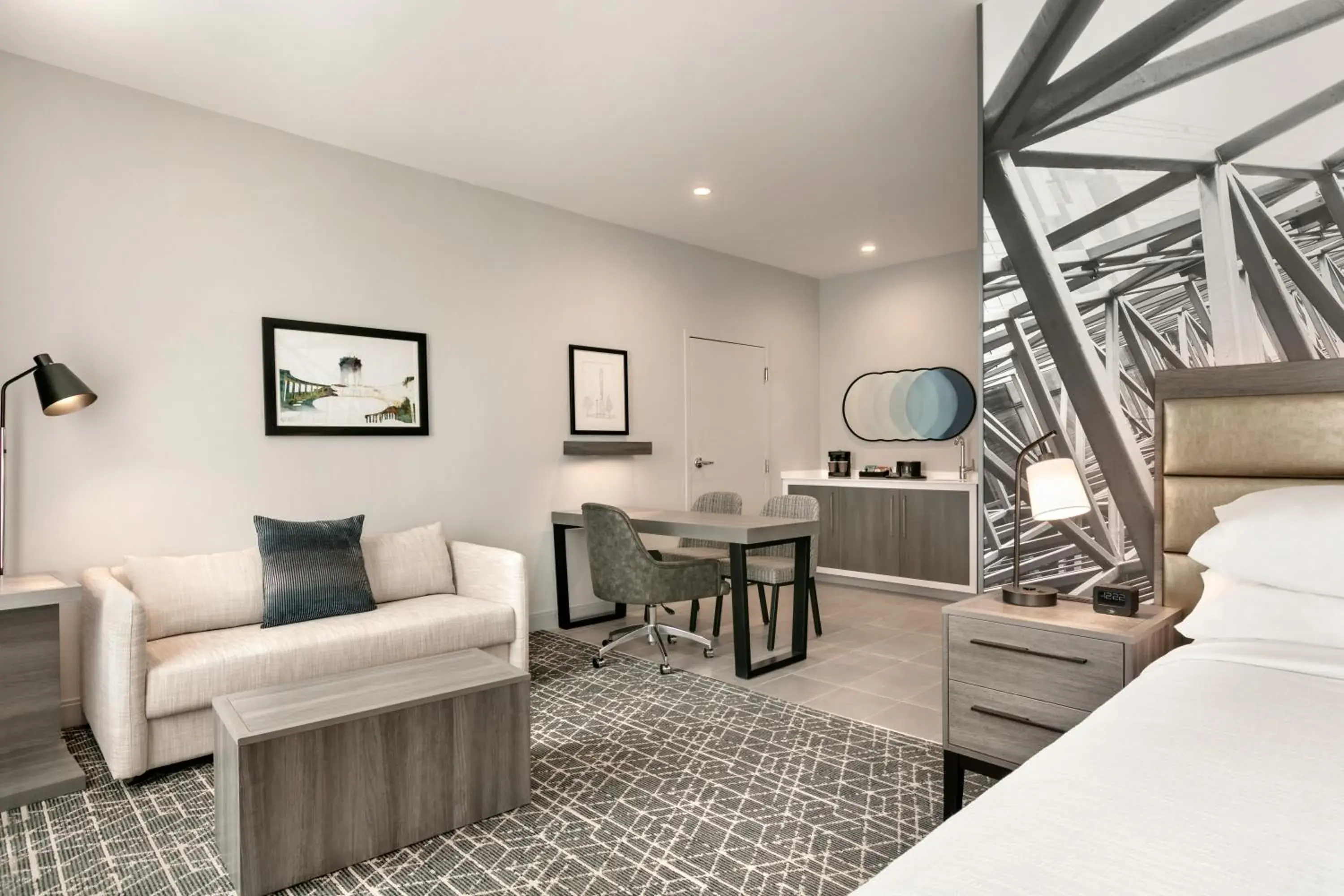 King Studio Suite with Bath Tub - Mobility/Hearing Access in Embassy Suites by Hilton Atlanta Midtown King Studio Suite with Bath Tub - Mobility/Hearing Access in Embassy Suites by Hilton Atlanta Midtown