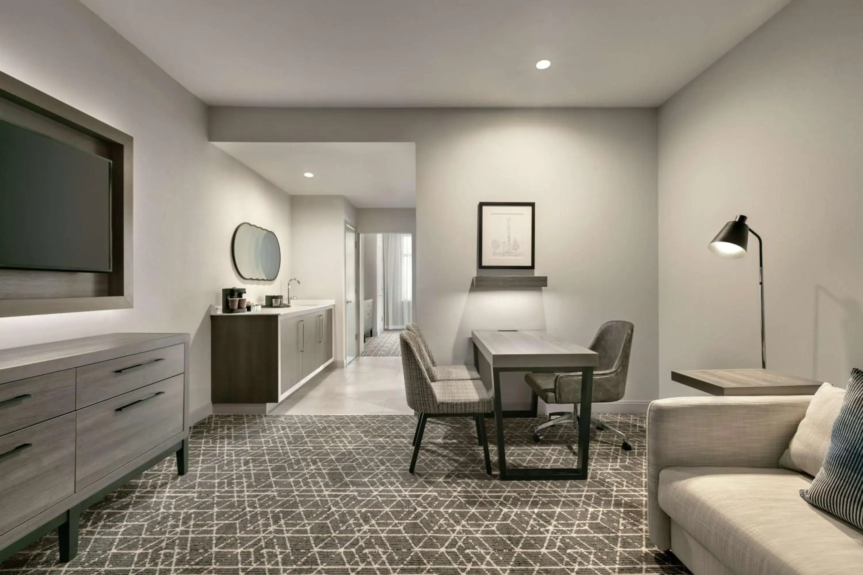 Two-Room King Suite with City View - High Floor in Embassy Suites by Hilton Atlanta Midtown Two-Room King Suite with City View - High Floor in Embassy Suites by Hilton Atlanta Midtown