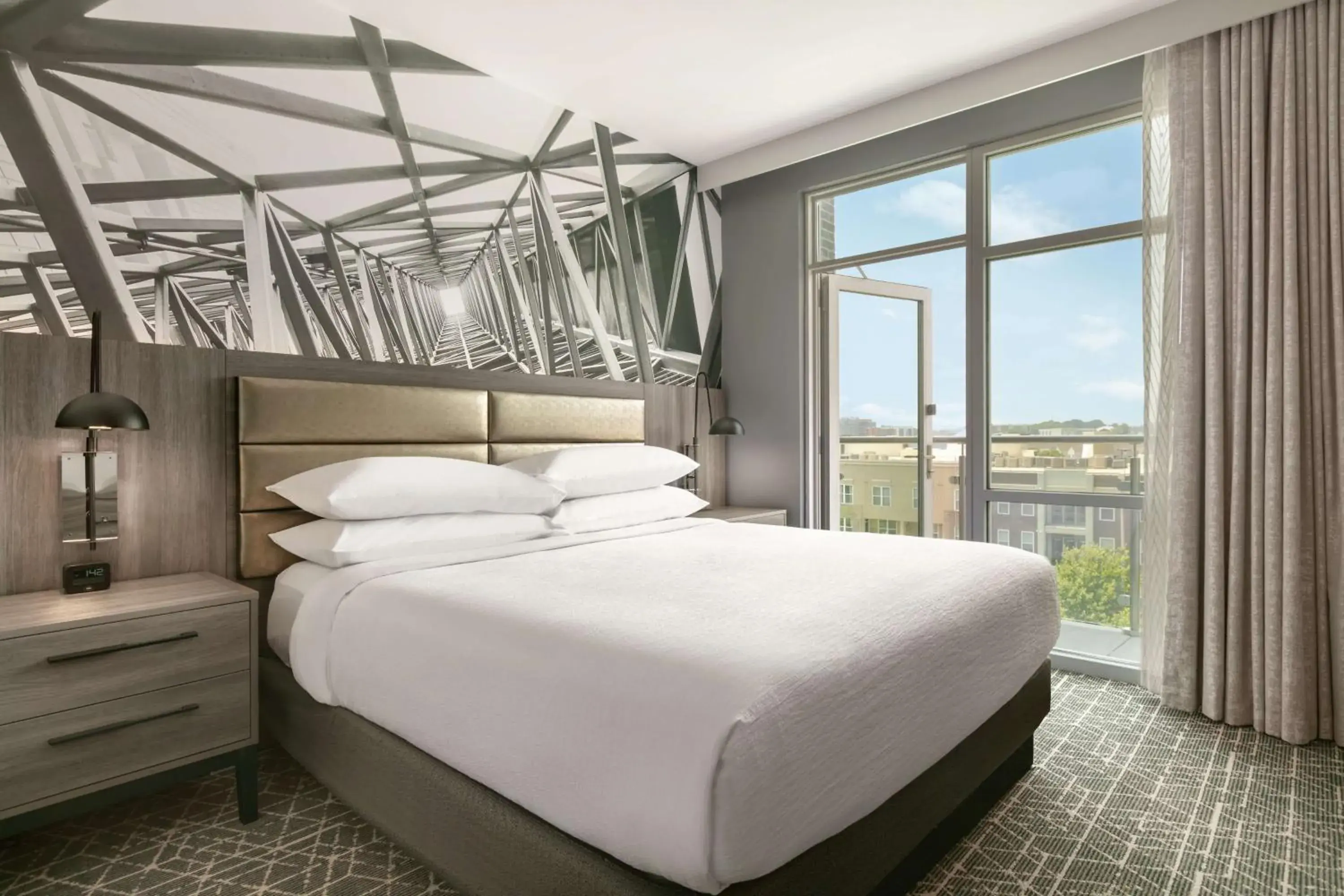 Bed in Embassy Suites by Hilton Atlanta Midtown Bed in Embassy Suites by Hilton Atlanta Midtown