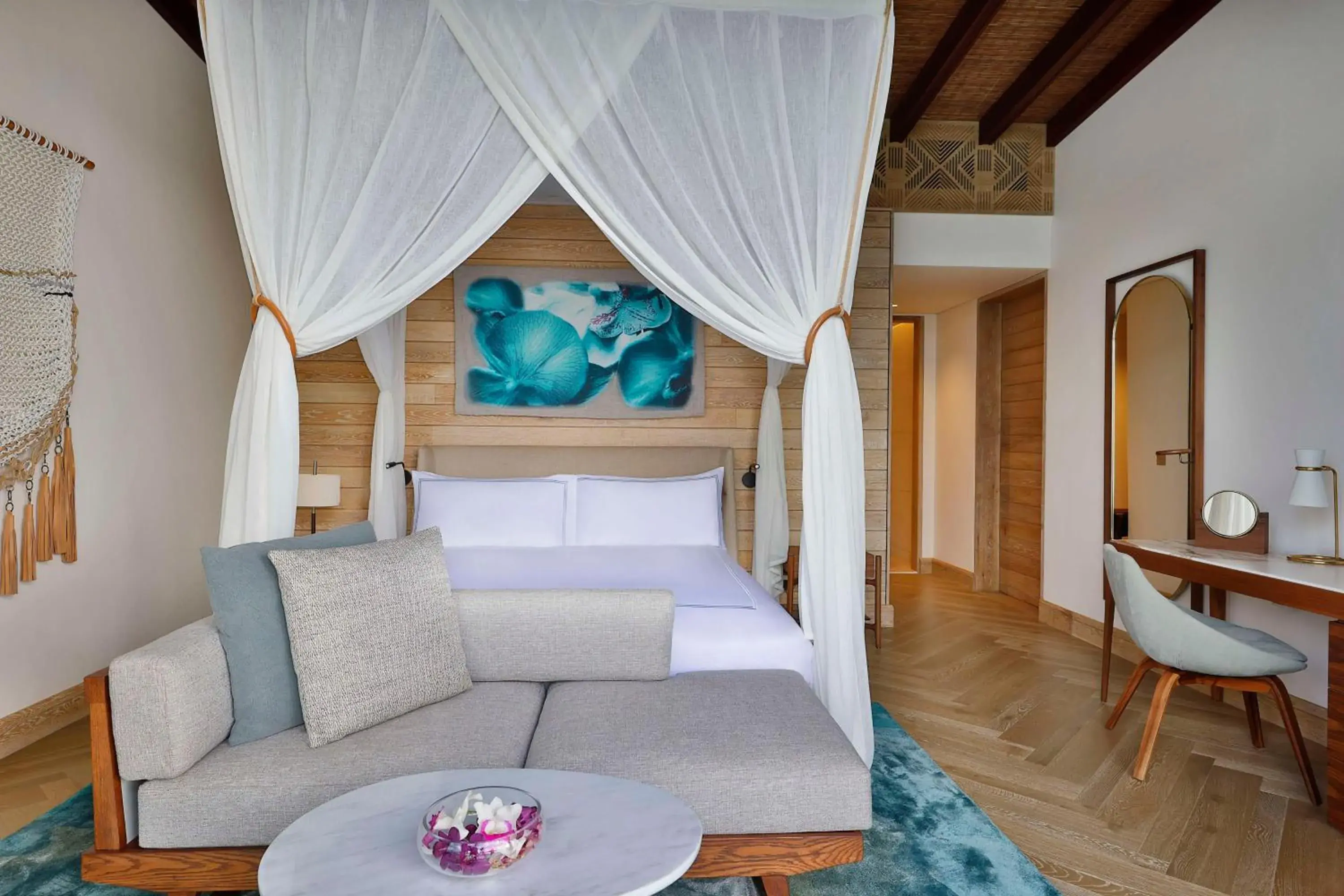 Bed in Mango House Seychelles, LXR Hotels & Resorts Bed in Mango House Seychelles, LXR Hotels & Resorts