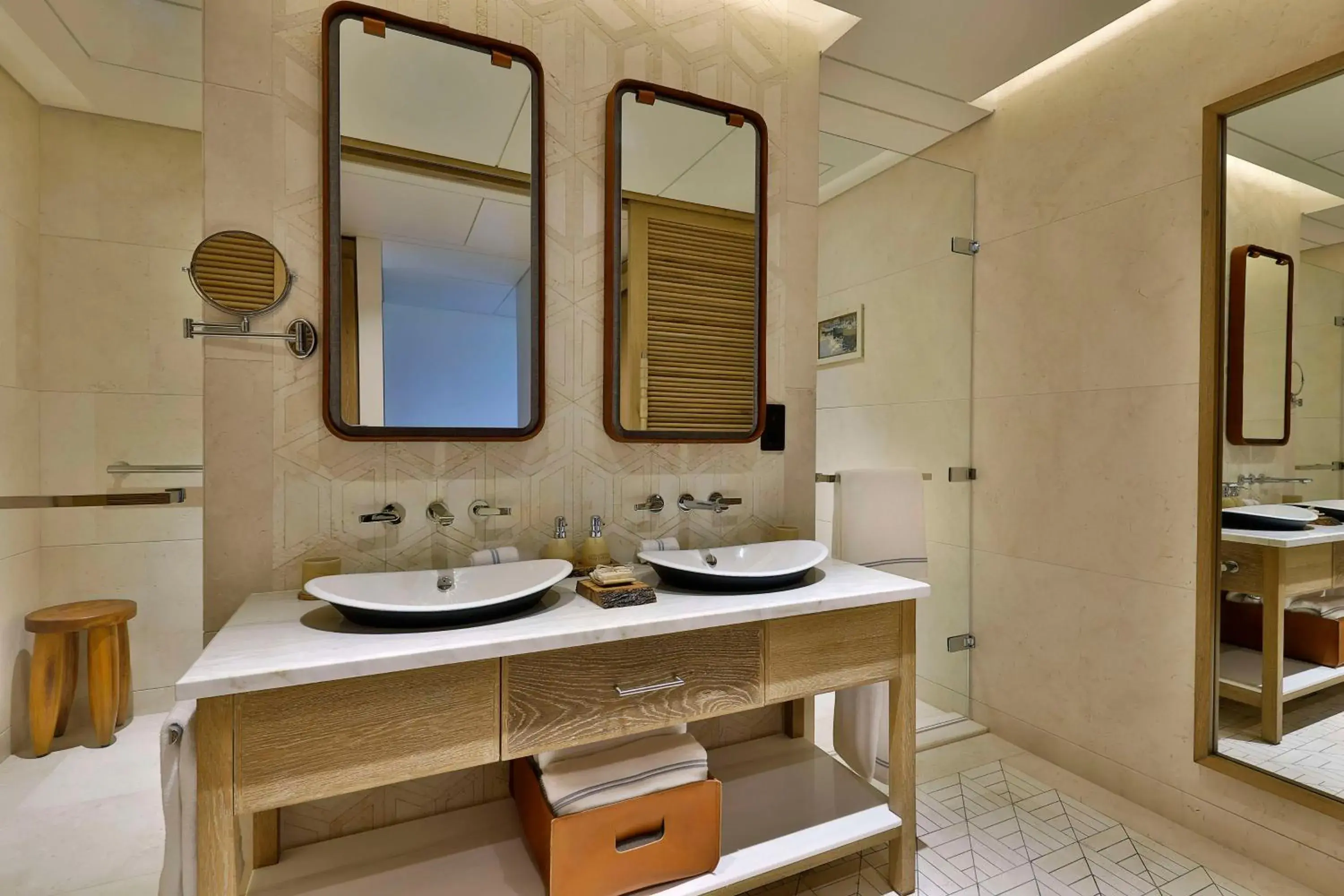 Bathroom in Mango House Seychelles, LXR Hotels & Resorts Bathroom in Mango House Seychelles, LXR Hotels & Resorts