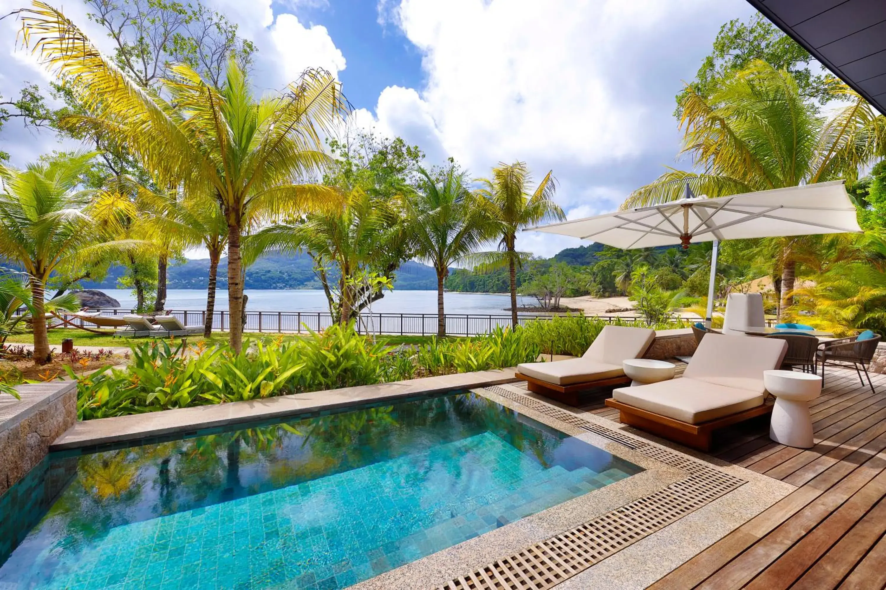 Garden view in Mango House Seychelles, LXR Hotels & Resorts Garden view in Mango House Seychelles, LXR Hotels & Resorts