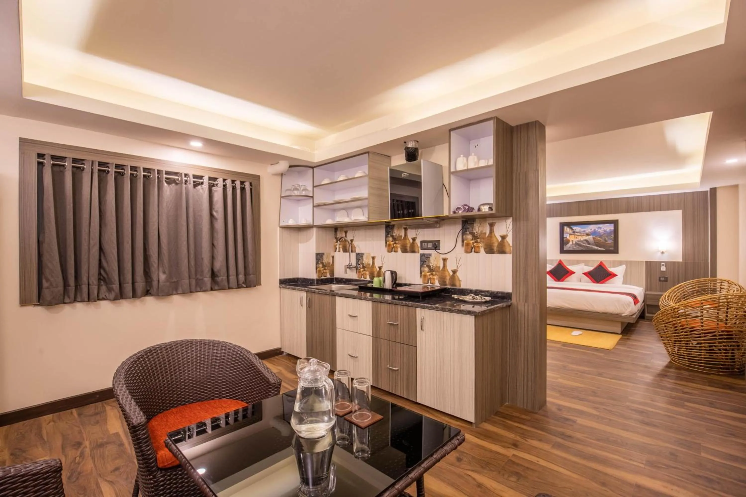 Photo of the whole room in Hotel Wawa