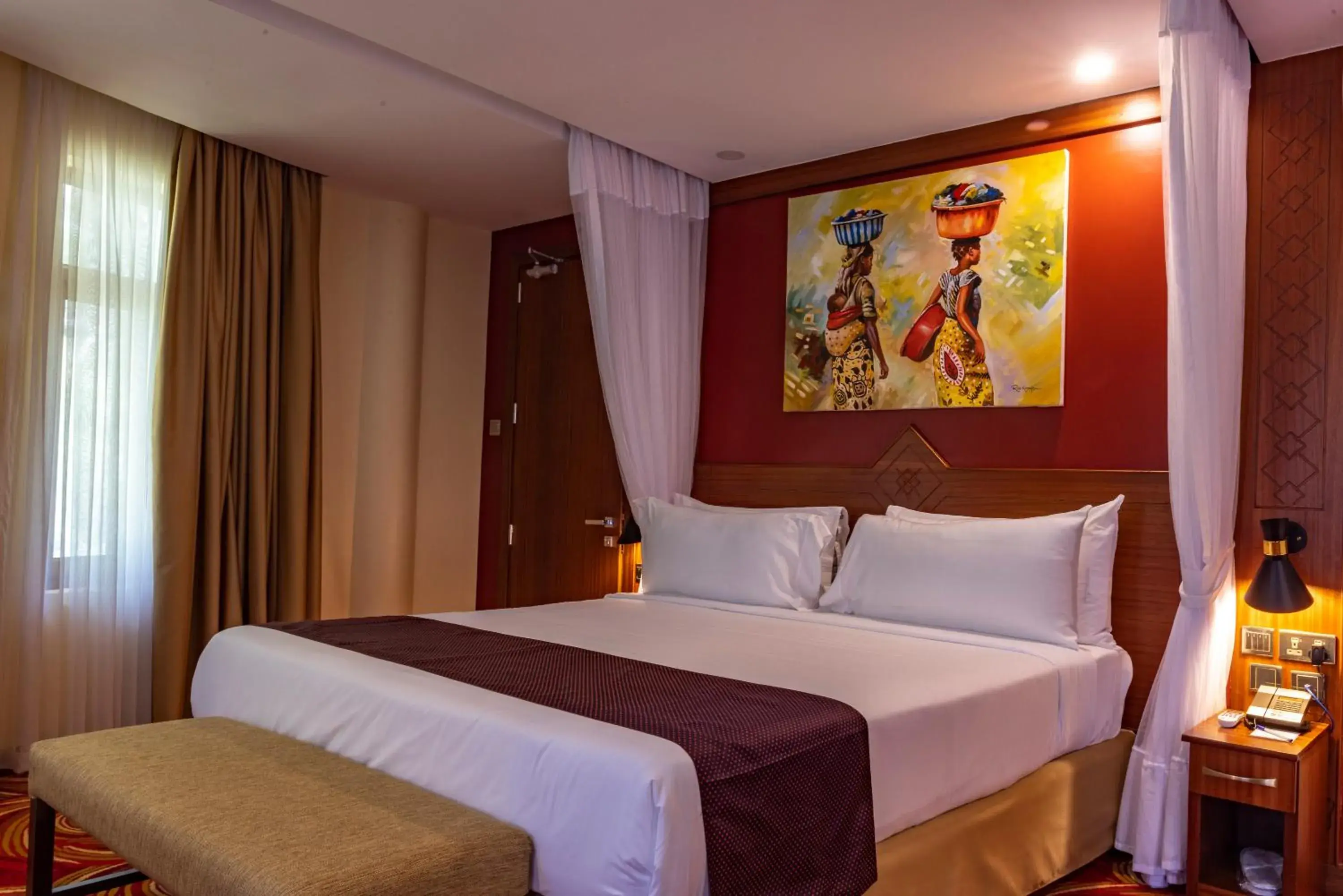 Bed in Hermosa Garden Hotel Bed in Hermosa Garden Hotel