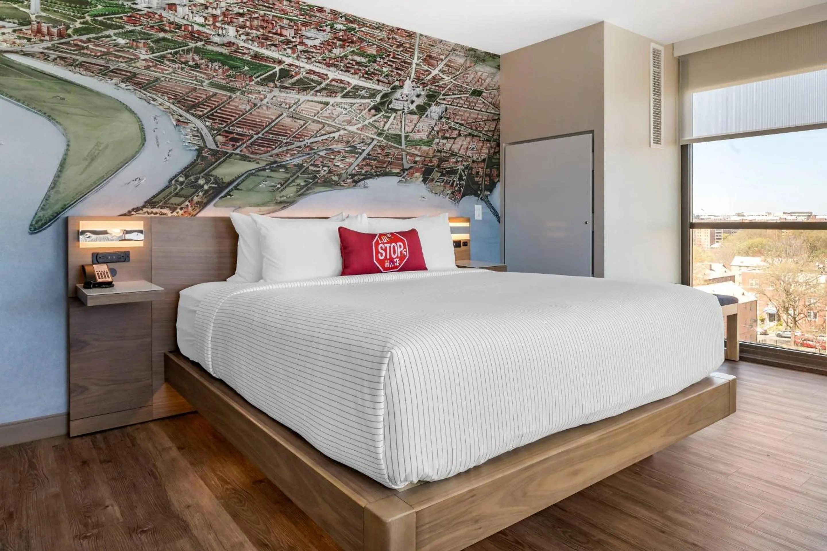 Bedroom, Bed in Cambria Hotel Washington DC Navy Yard Riverfront