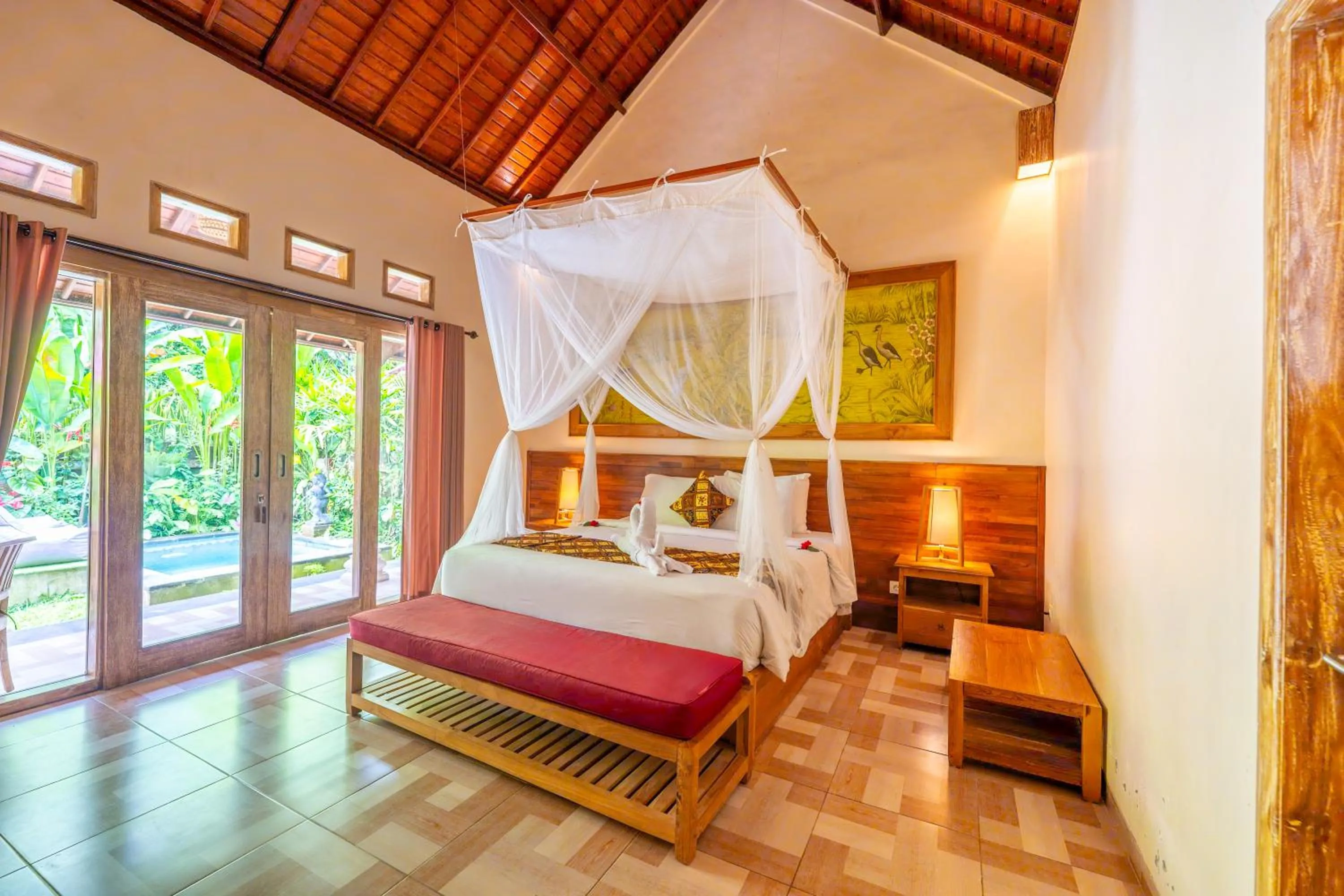 Bed in Prayatna Villas
