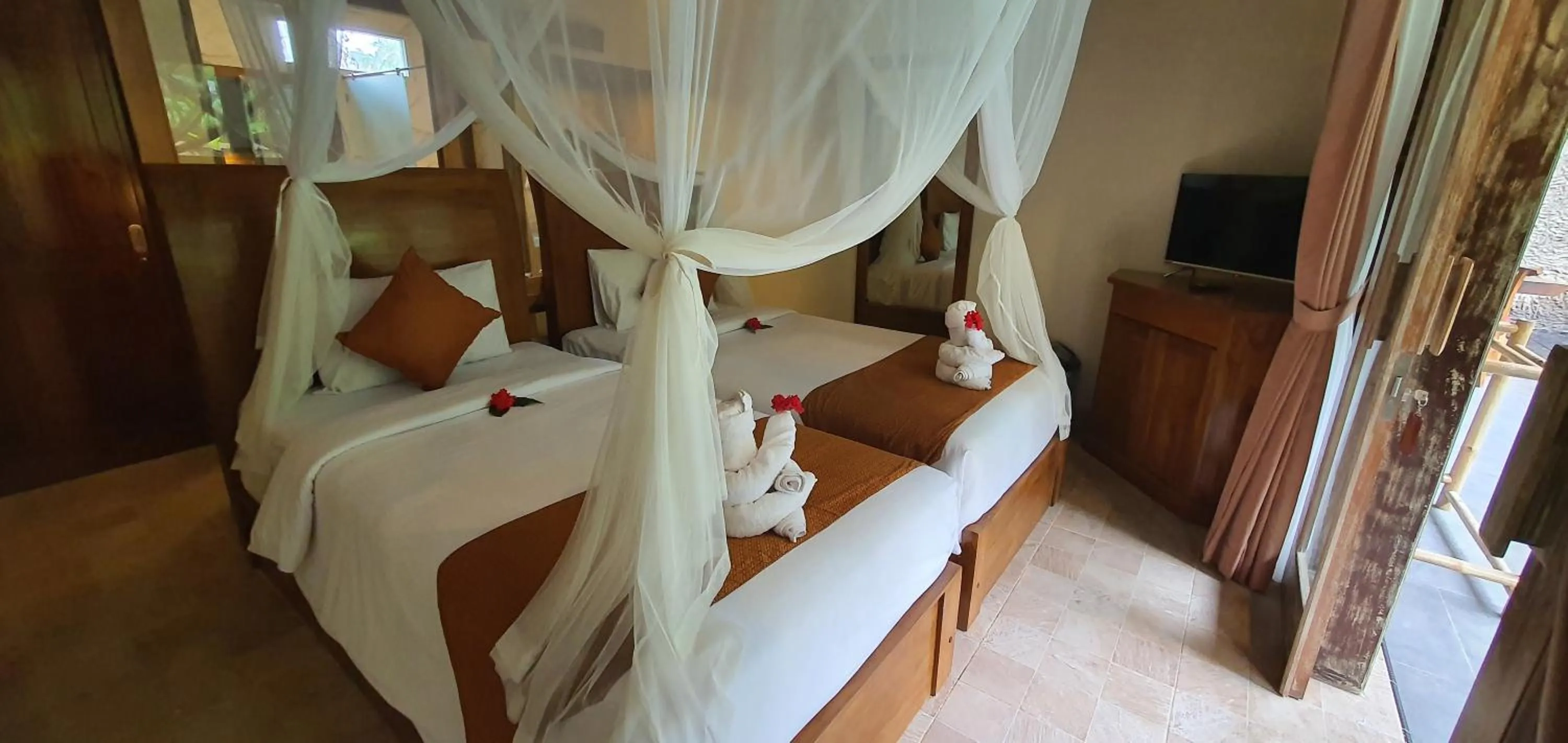 Bed in Prayatna Villas