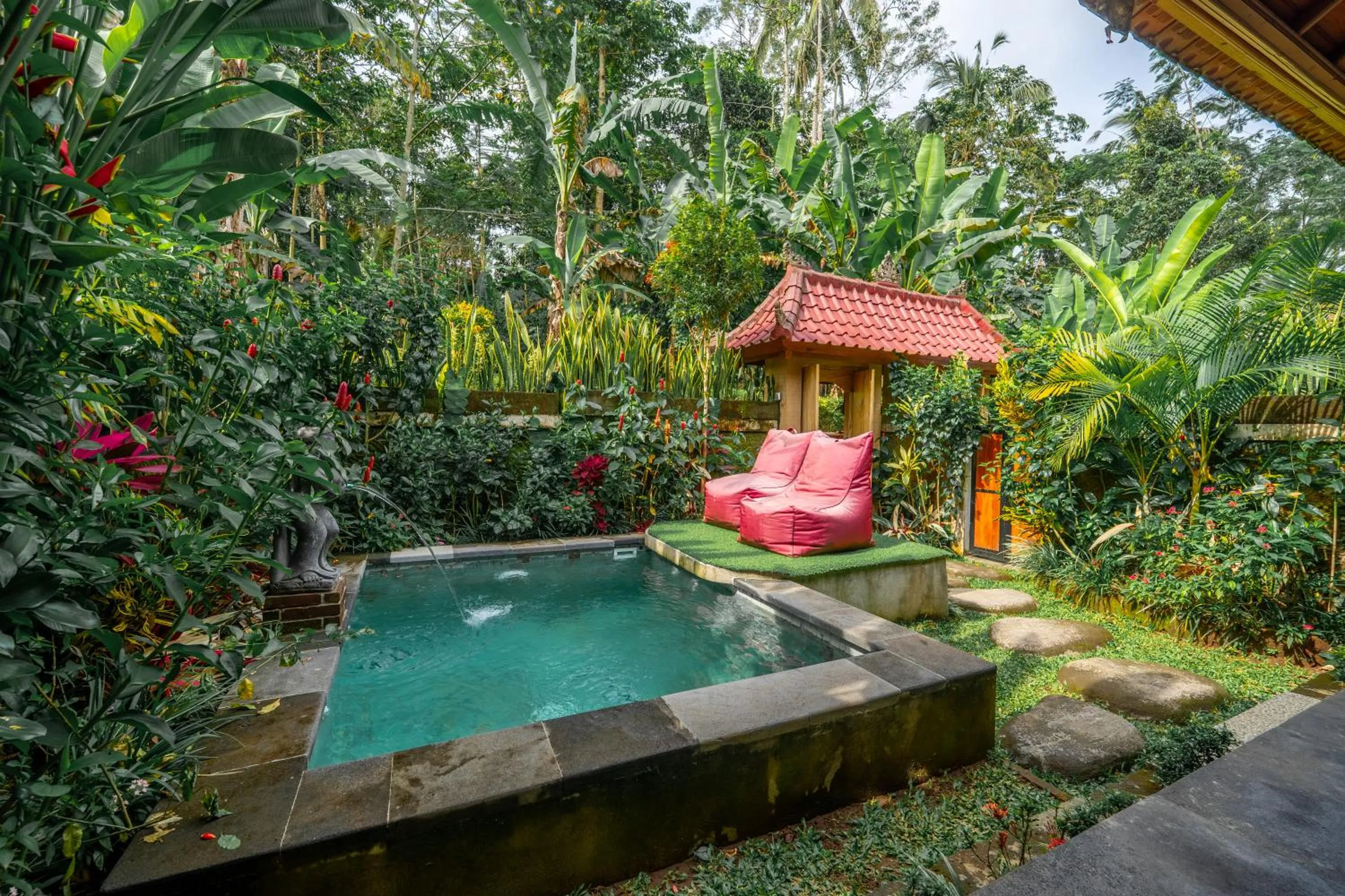 Pool view in Prayatna Villas