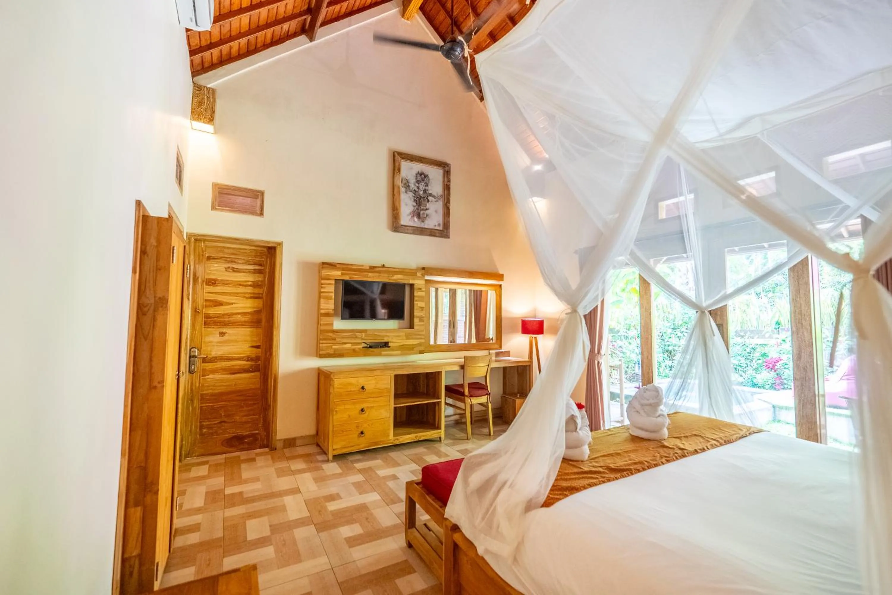 Bed in Prayatna Villas