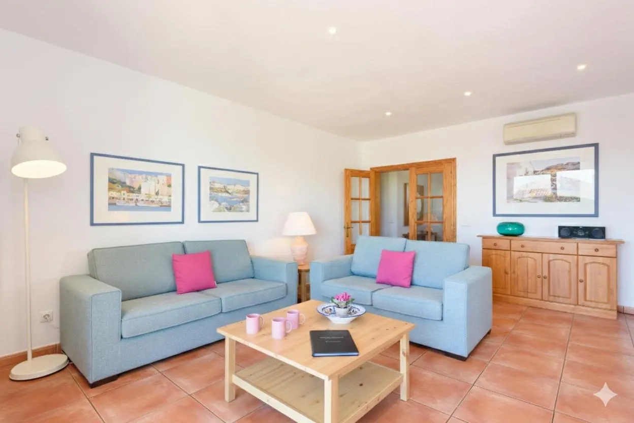 Living room in Villa Rose