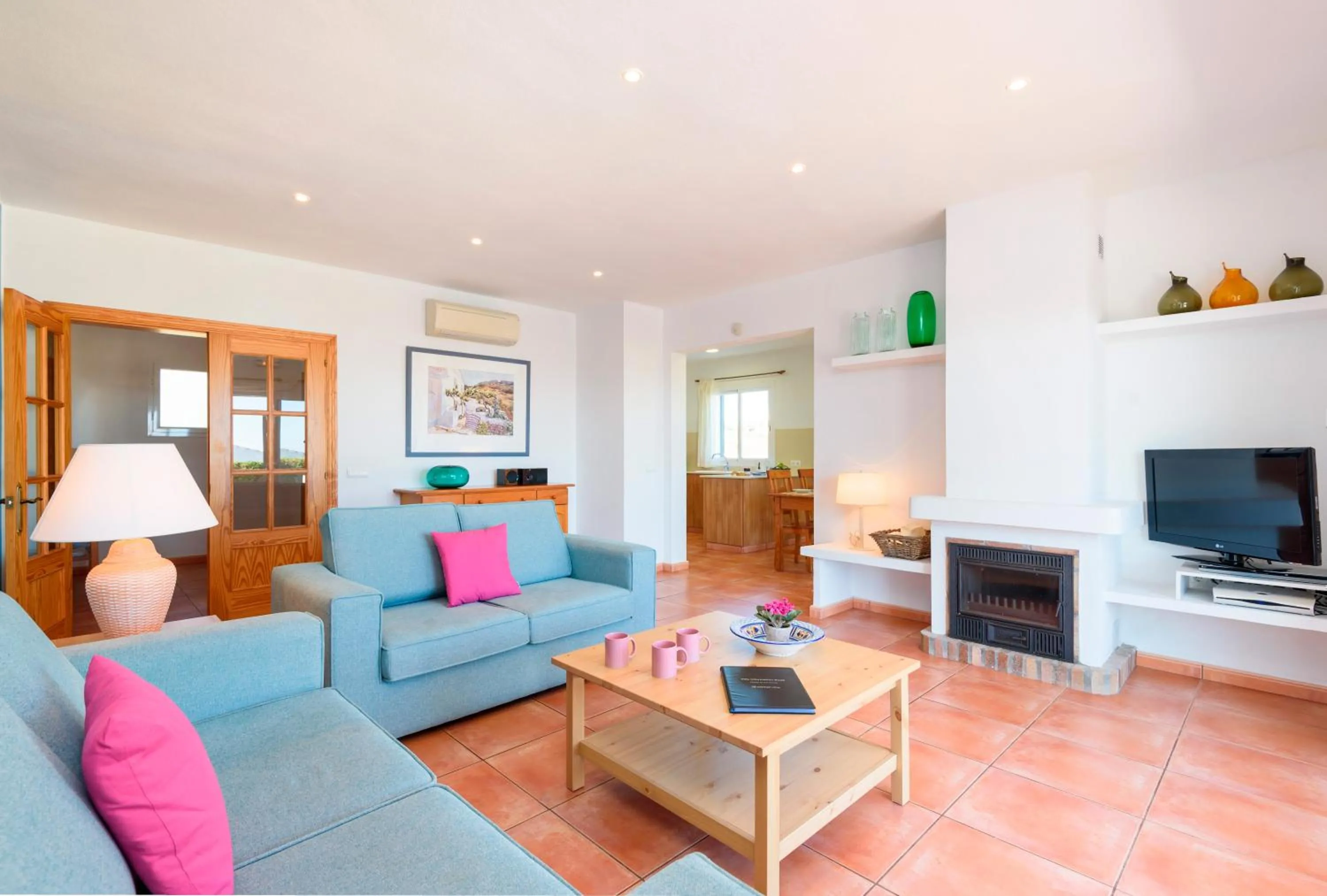 Living room in Villa Rose