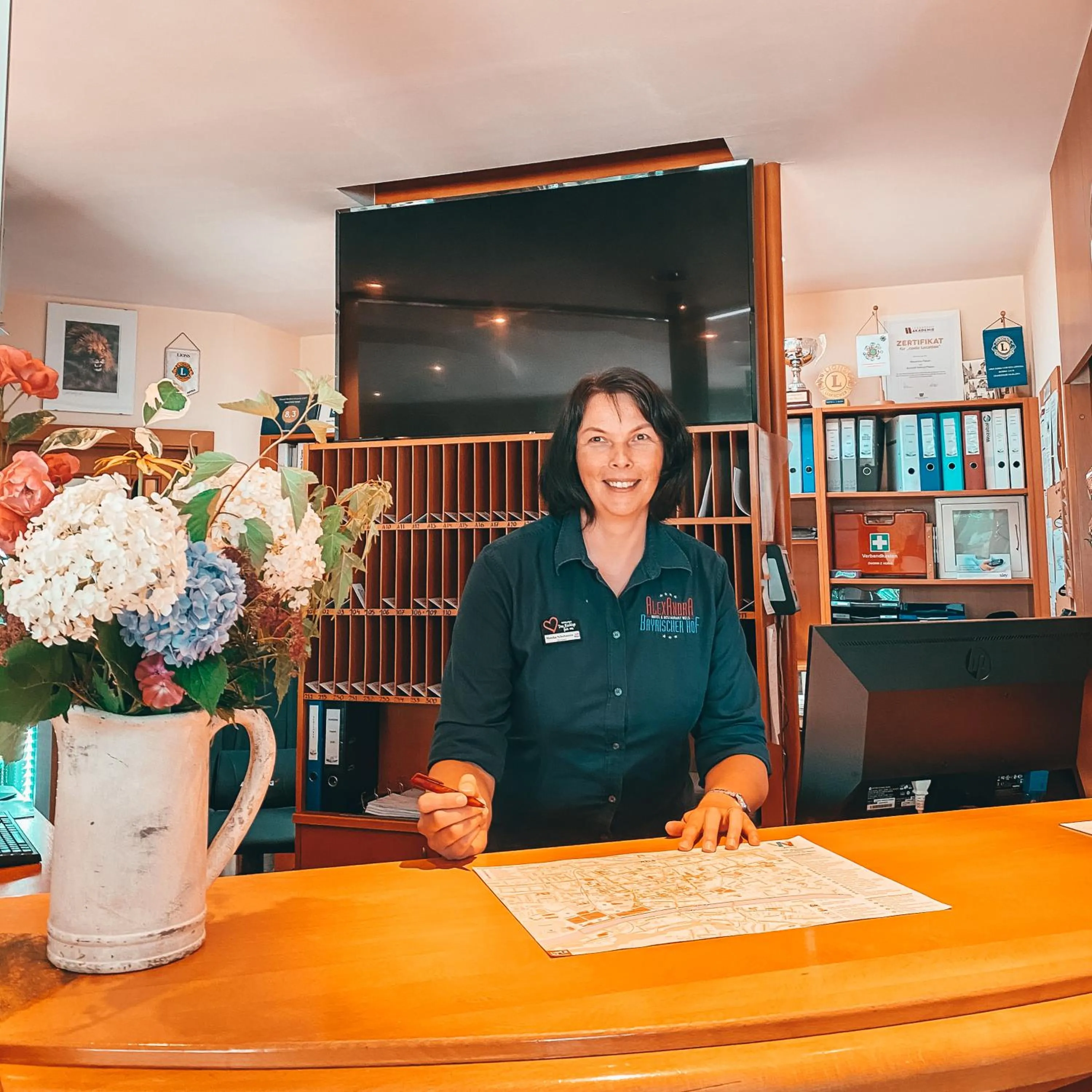 Lobby or reception in Hotel Bayrischer Hof