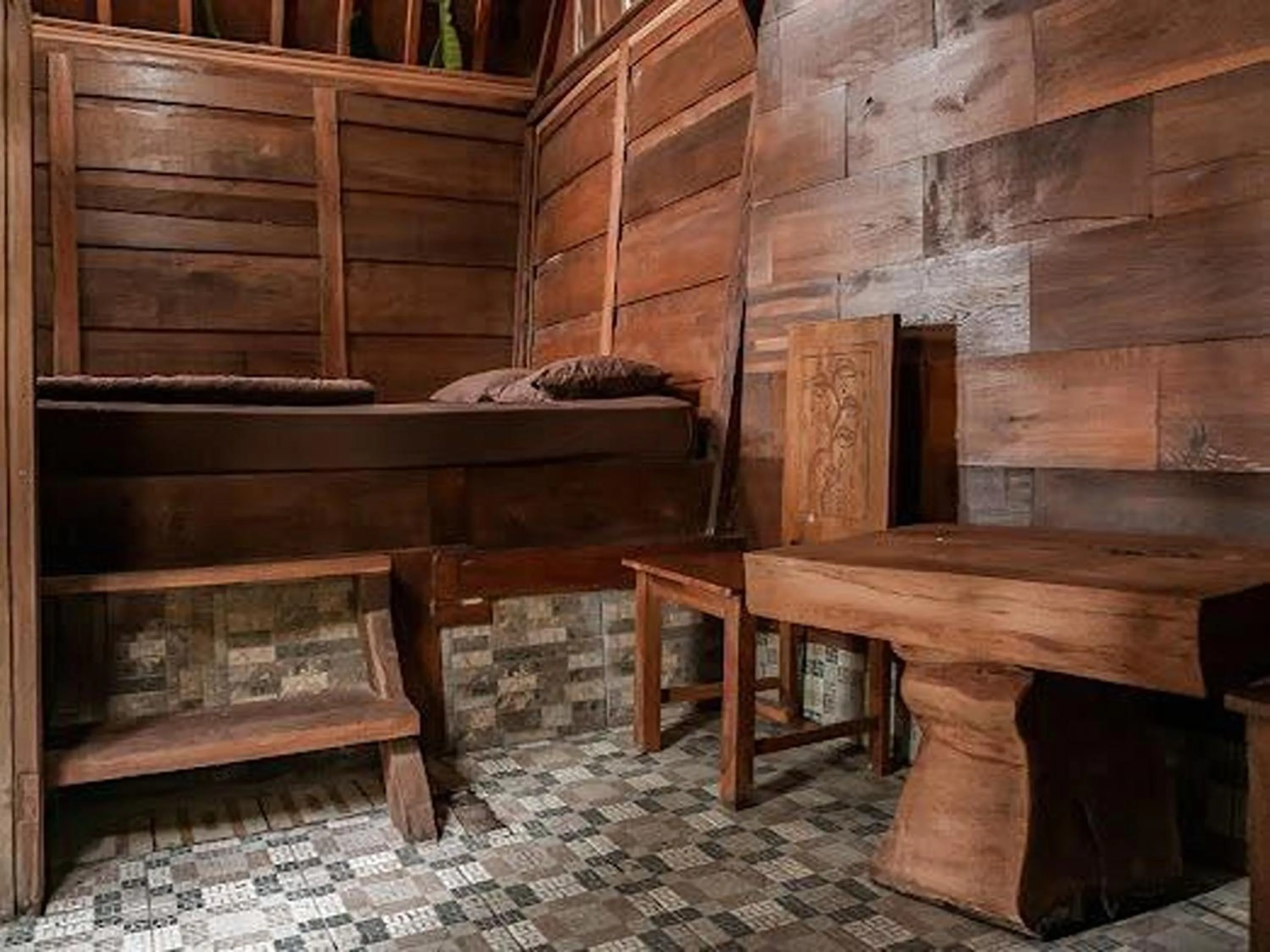 Bedroom in Singgasana Villa & Resto