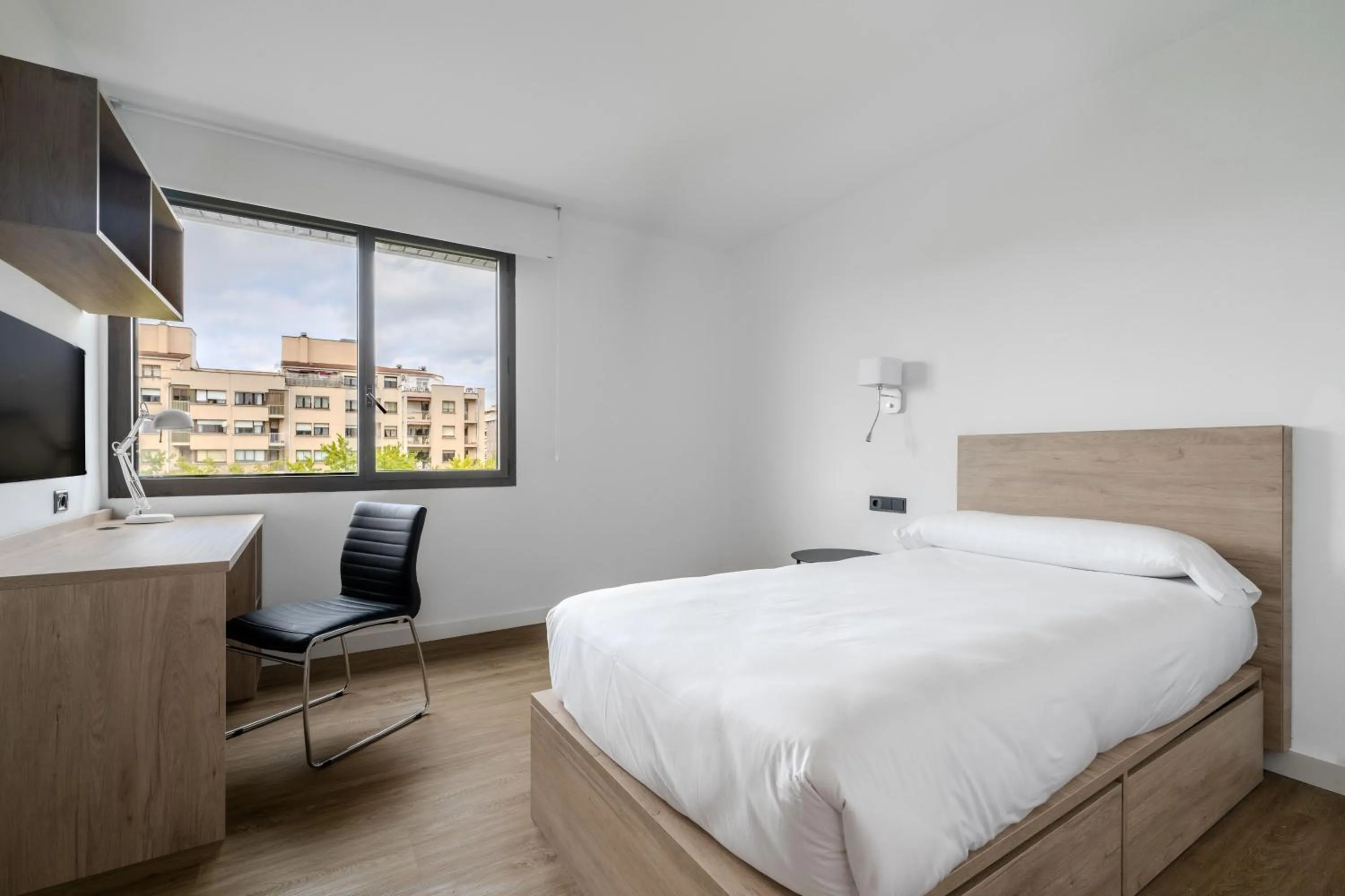 Bed in Micampus Pamplona Student Residence