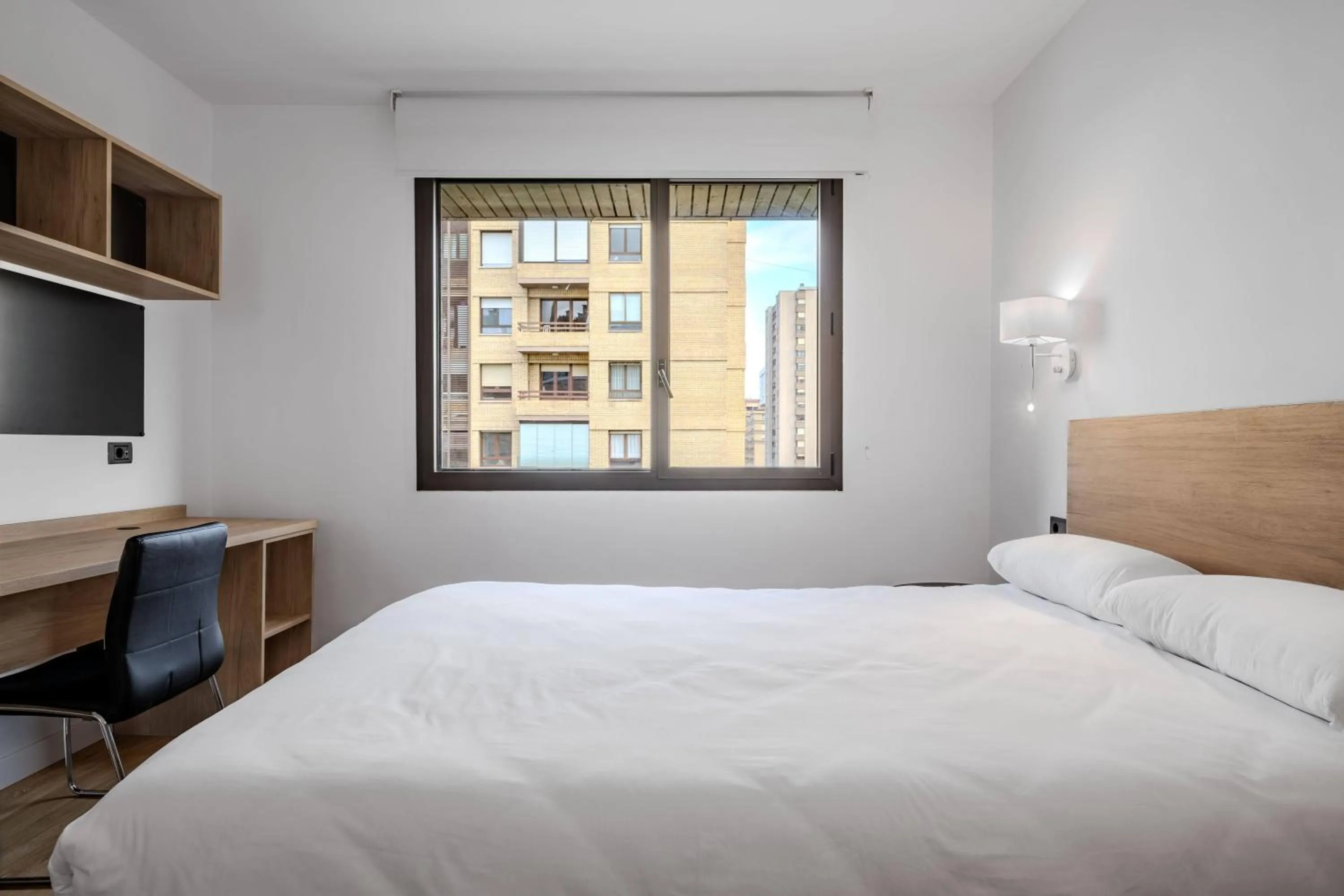 Bed in Micampus Pamplona Student Residence