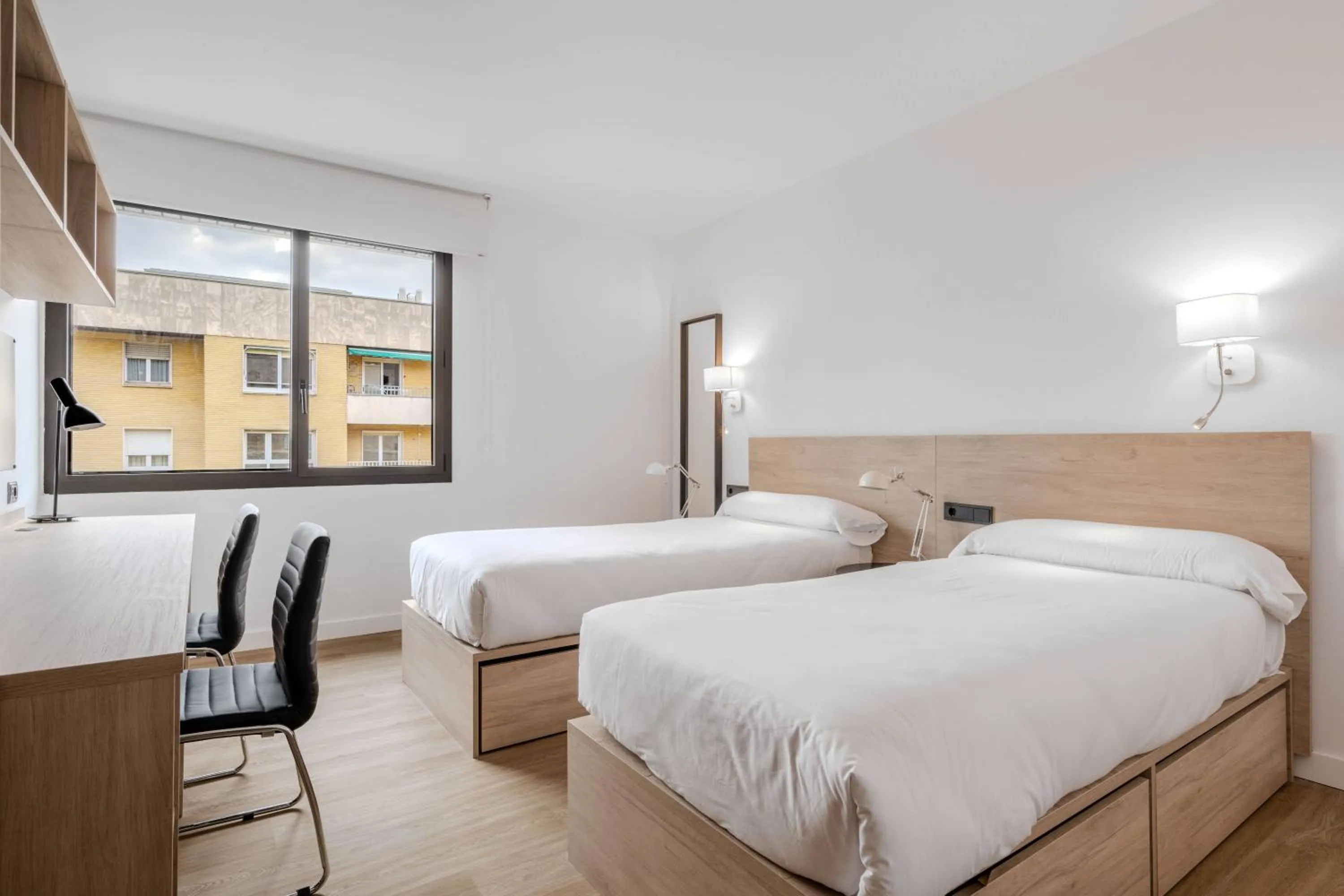 Bed in Micampus Pamplona Student Residence