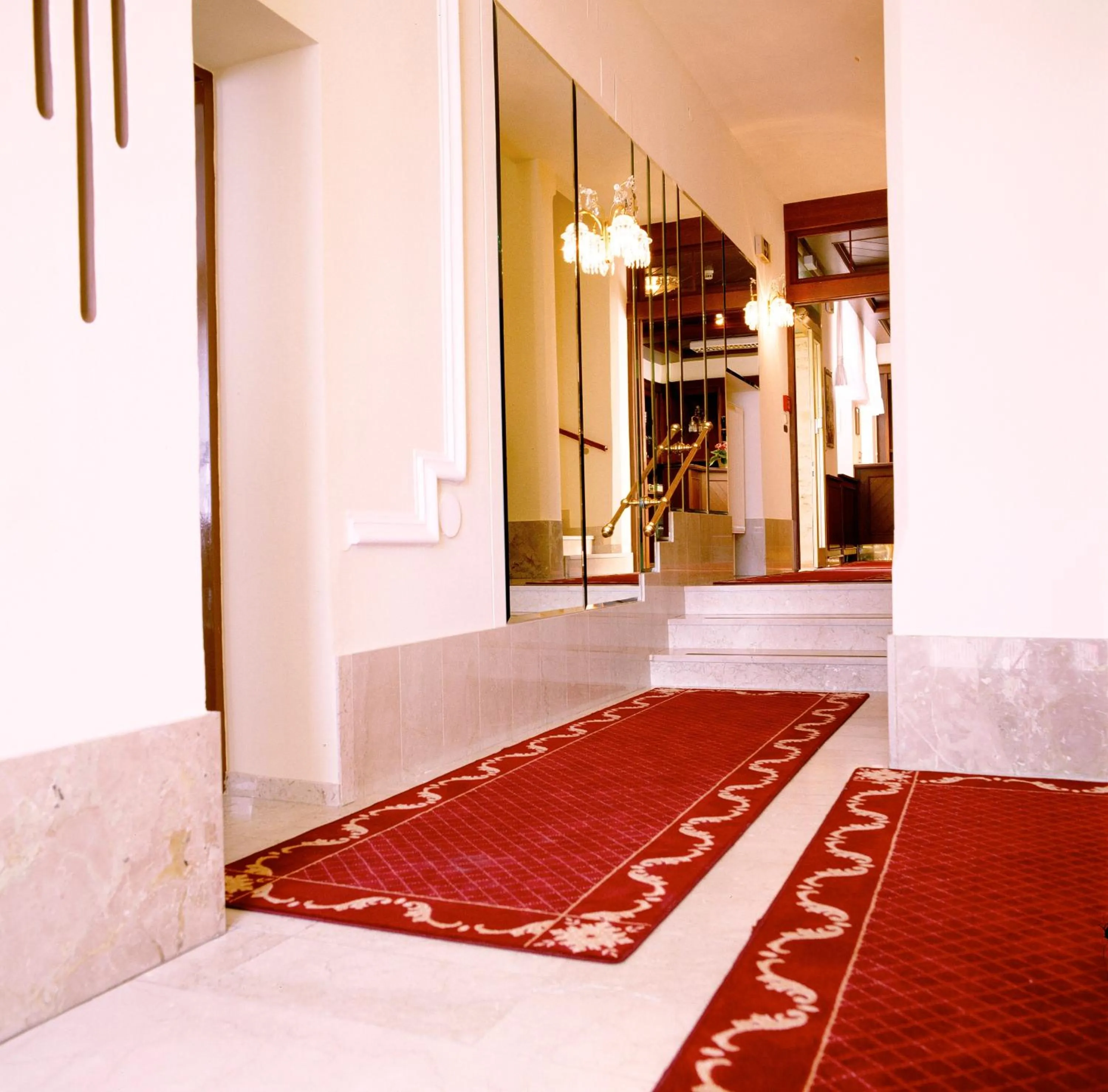 Decorative detail, Bed in Hotel An Der Wien