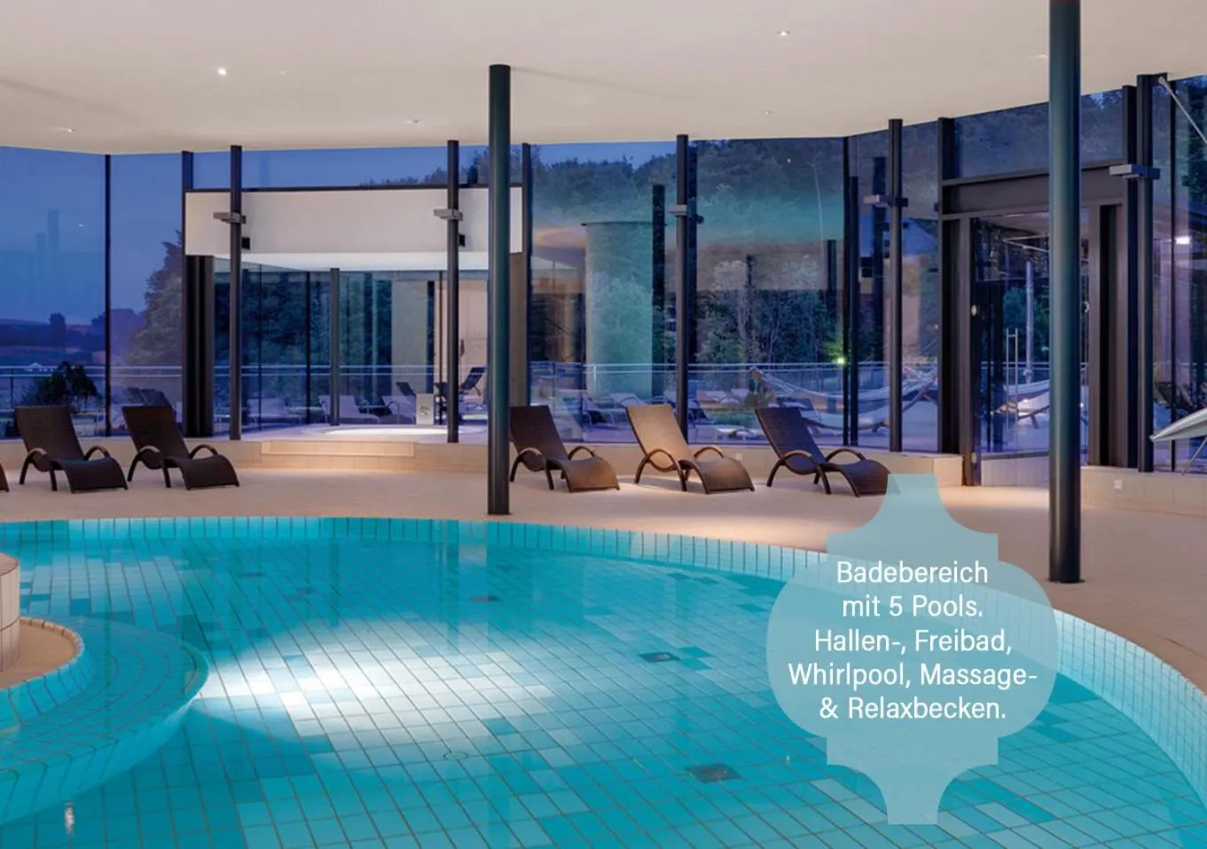 Swimming pool in Hotel Stoiser