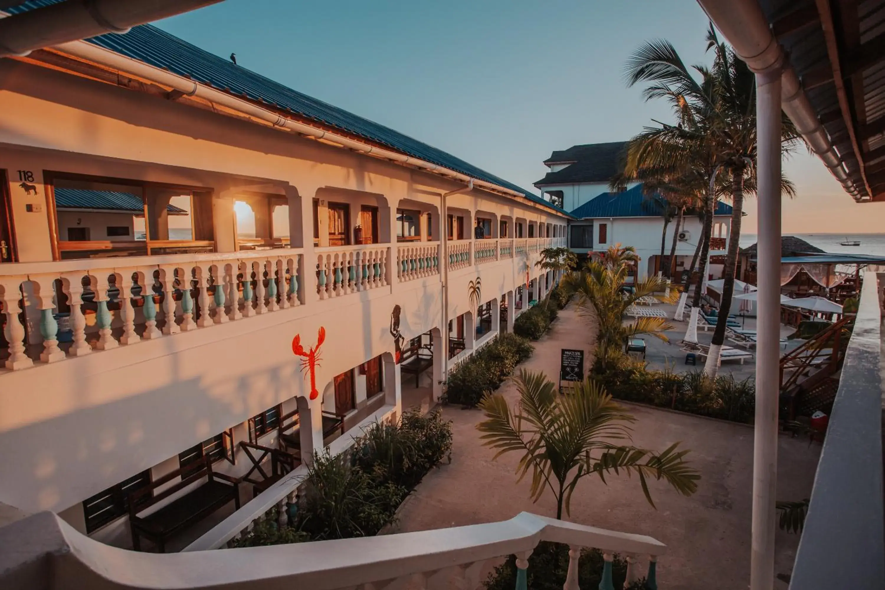 Property building in Zenobia Beach Resort Property building in Zenobia Beach Resort