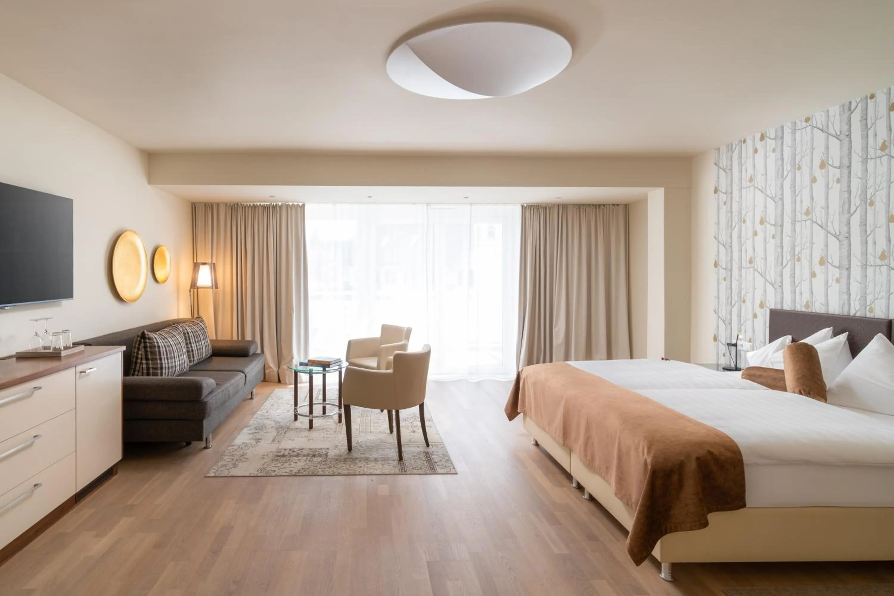 Bed in Hotel Post Wrann