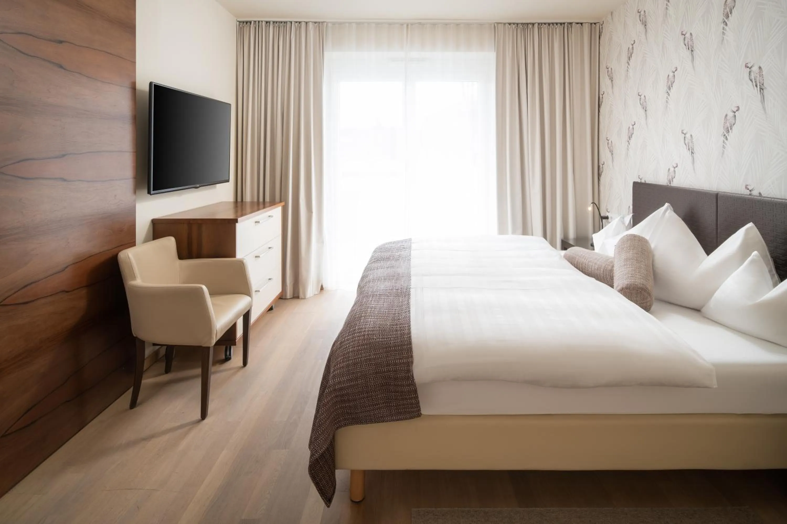 Bed in Hotel Post Wrann