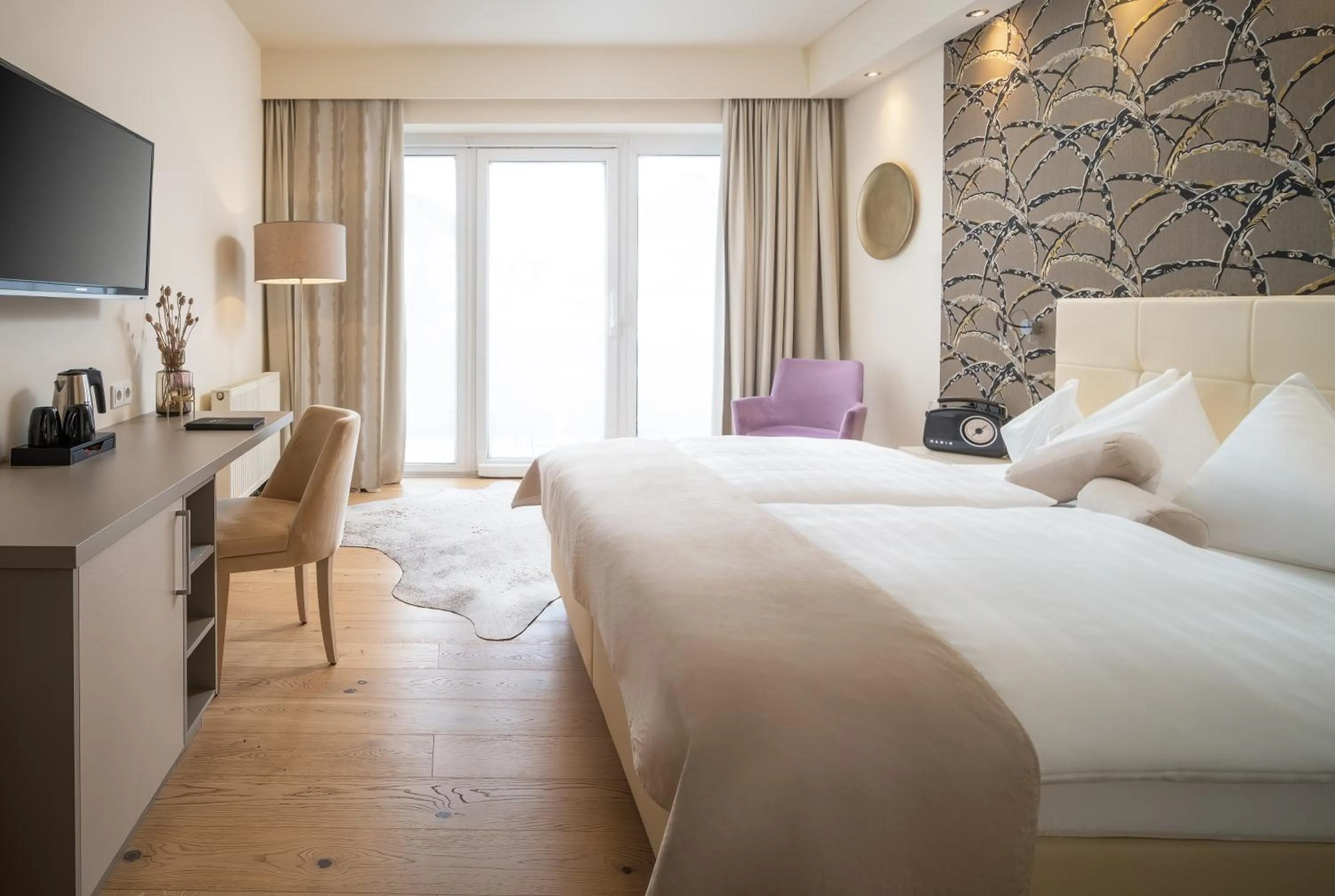 Bed in Hotel Post Wrann