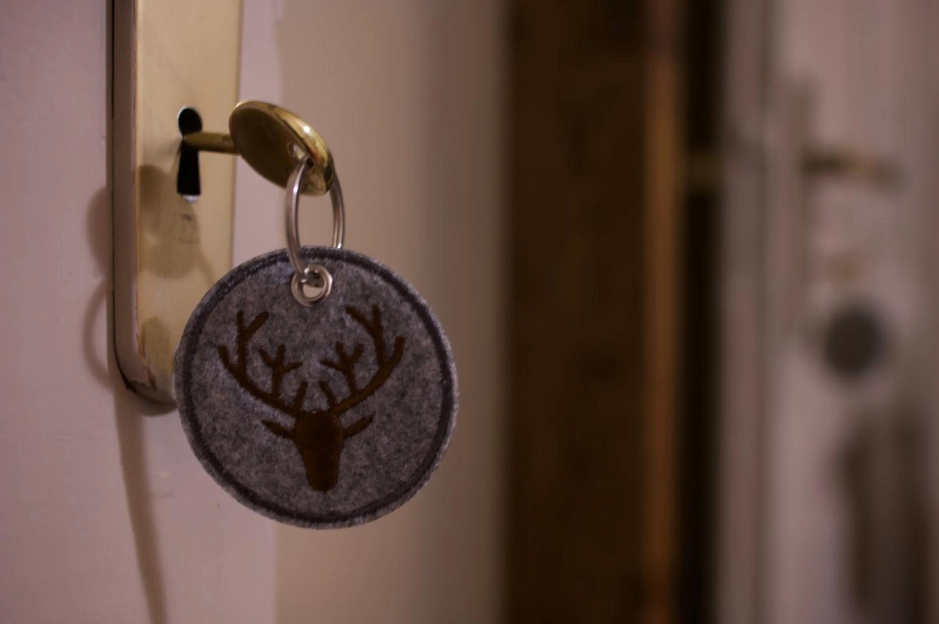 Decorative detail in Rifugio Baita Gimont