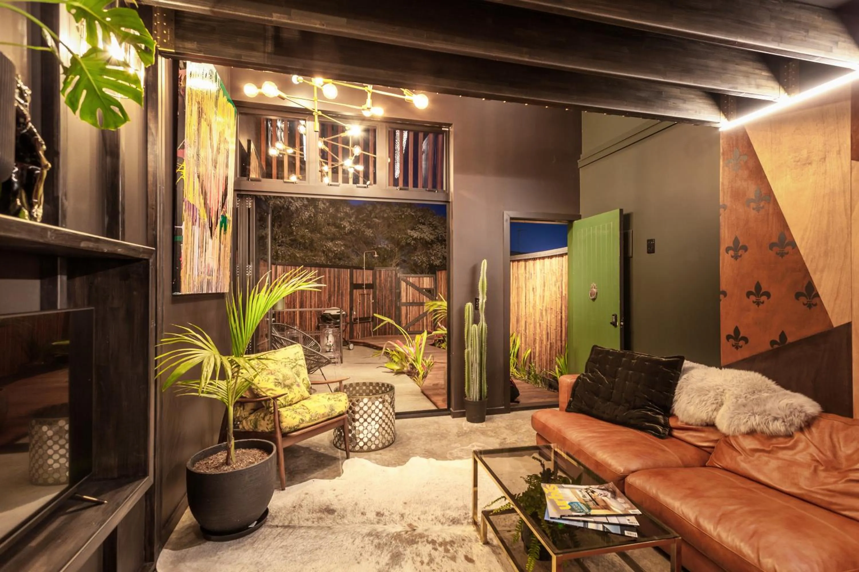 Balcony/Terrace in The Barn, designers dream beach hideaway