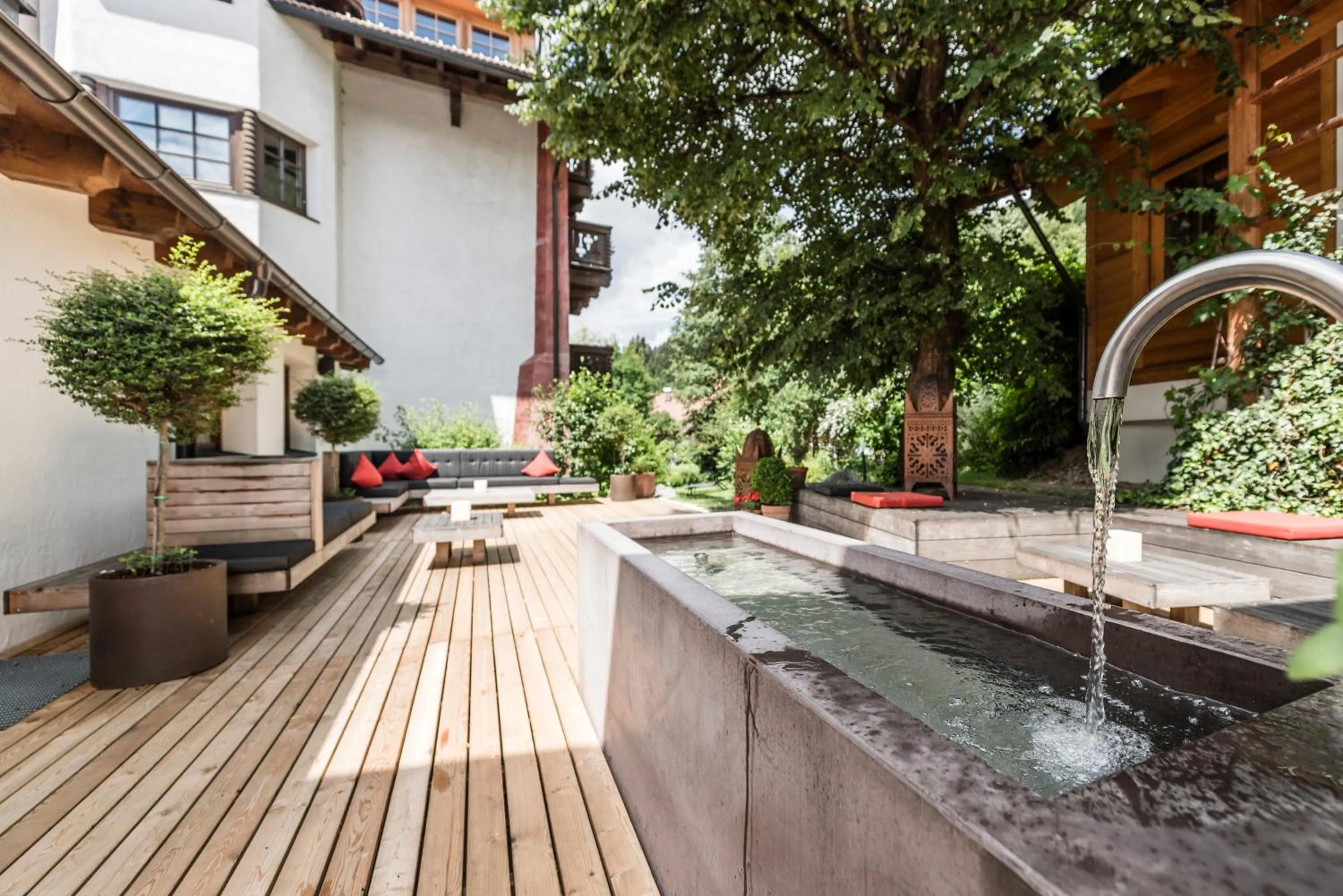 Balcony/Terrace in Strasserwirt - Ansitz zu Tirol