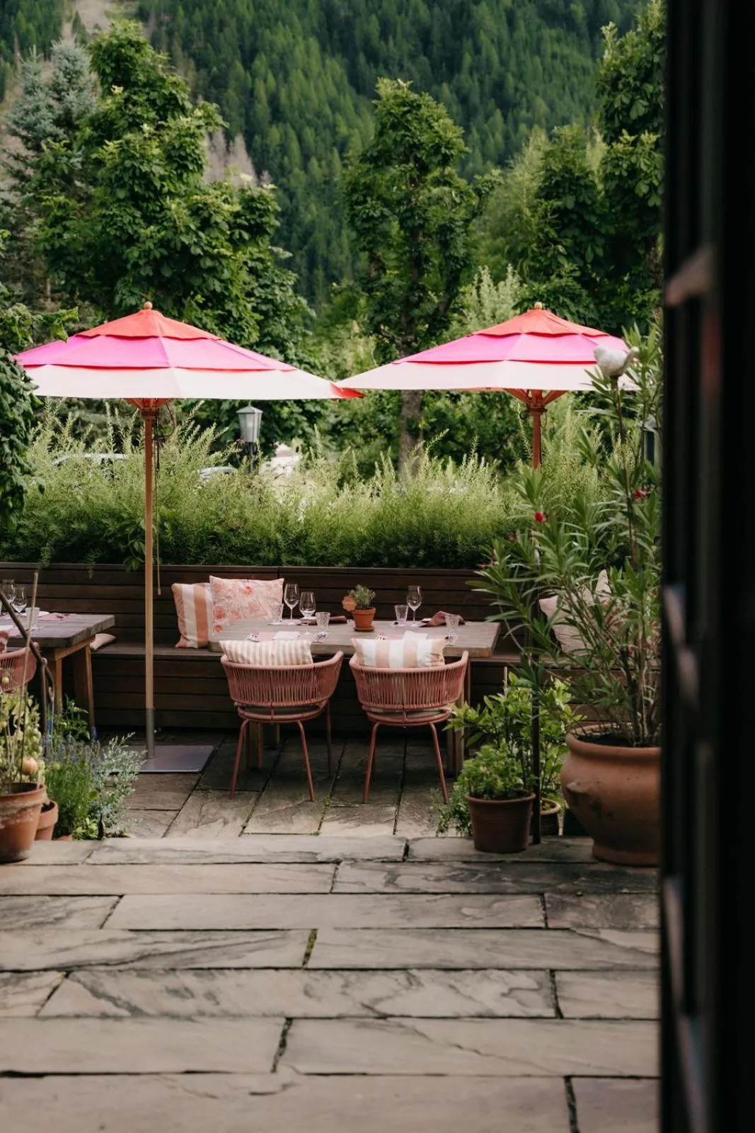 Balcony/Terrace in Strasserwirt - Ansitz zu Tirol