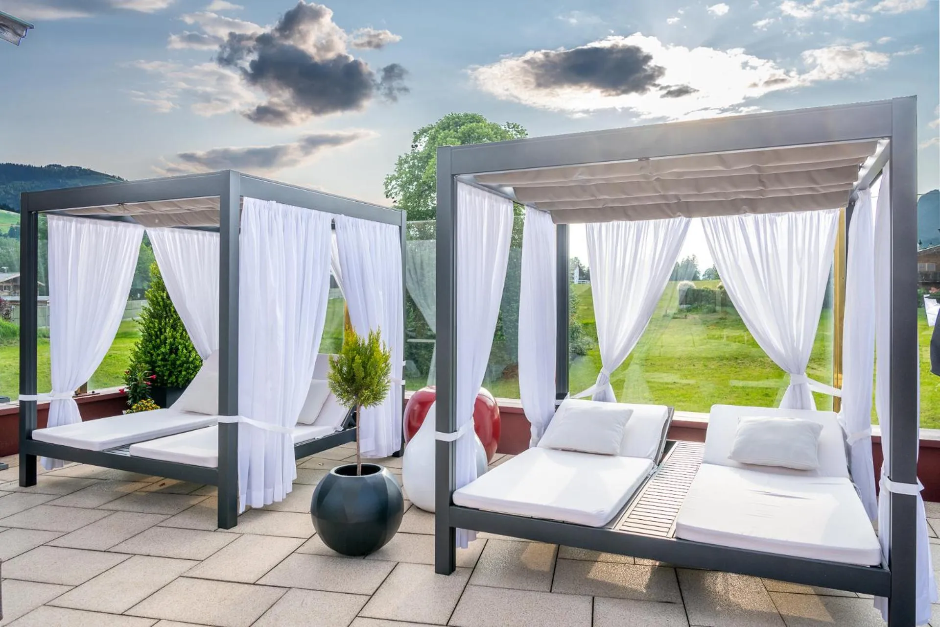 Spa and wellness centre/facilities in Vitalhotel Sonnenhof