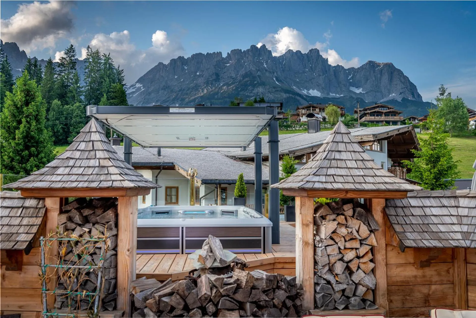 Hot Tub in Vitalhotel Sonnenhof