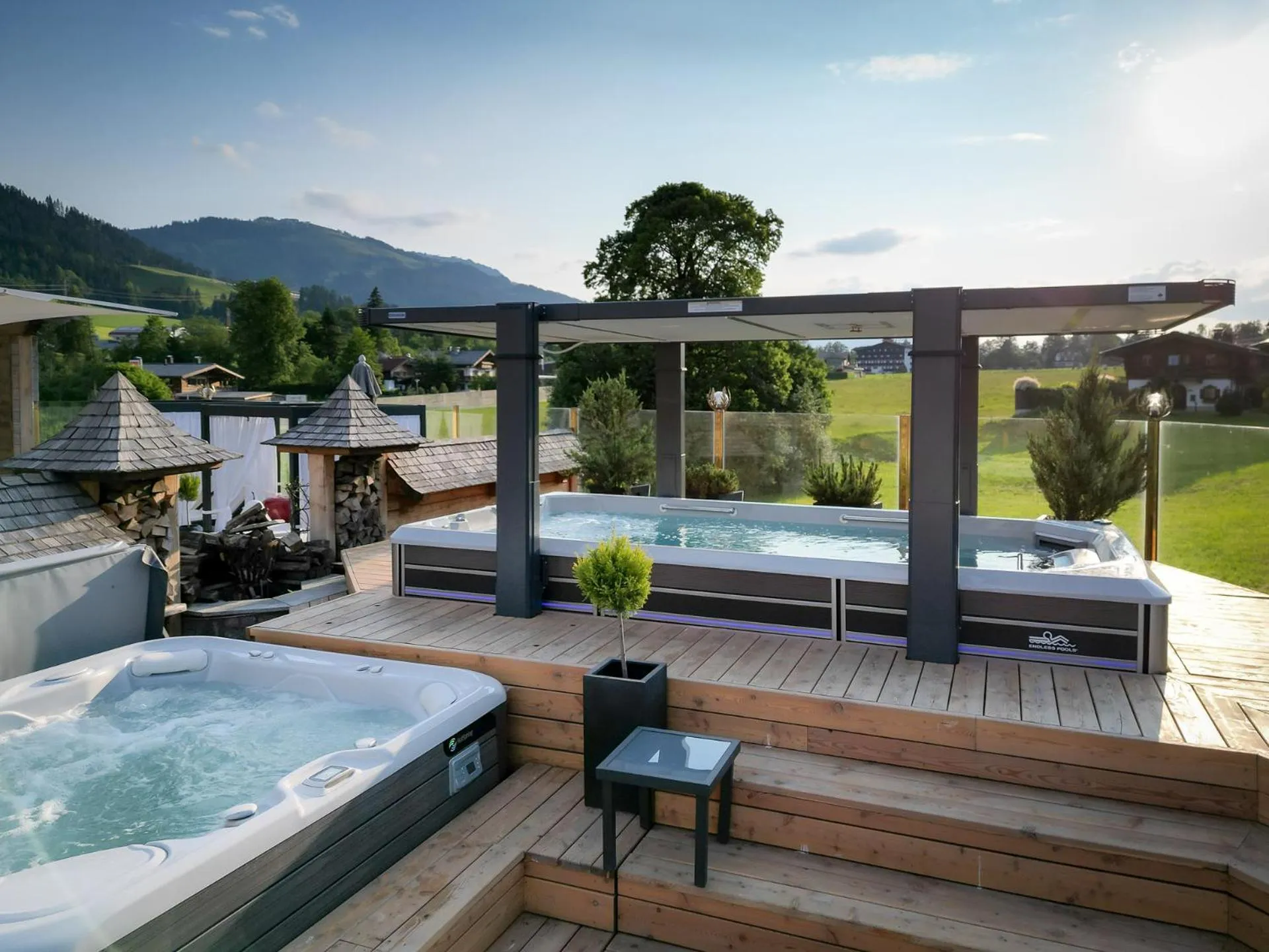 Hot Tub in Vitalhotel Sonnenhof