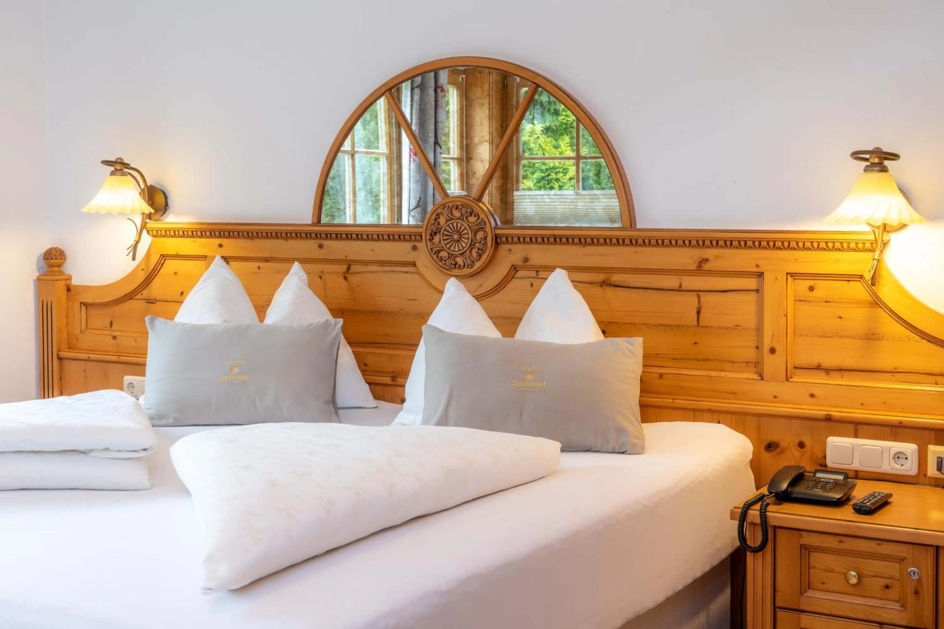 Photo of the whole room, Bed in Vitalhotel Sonnenhof