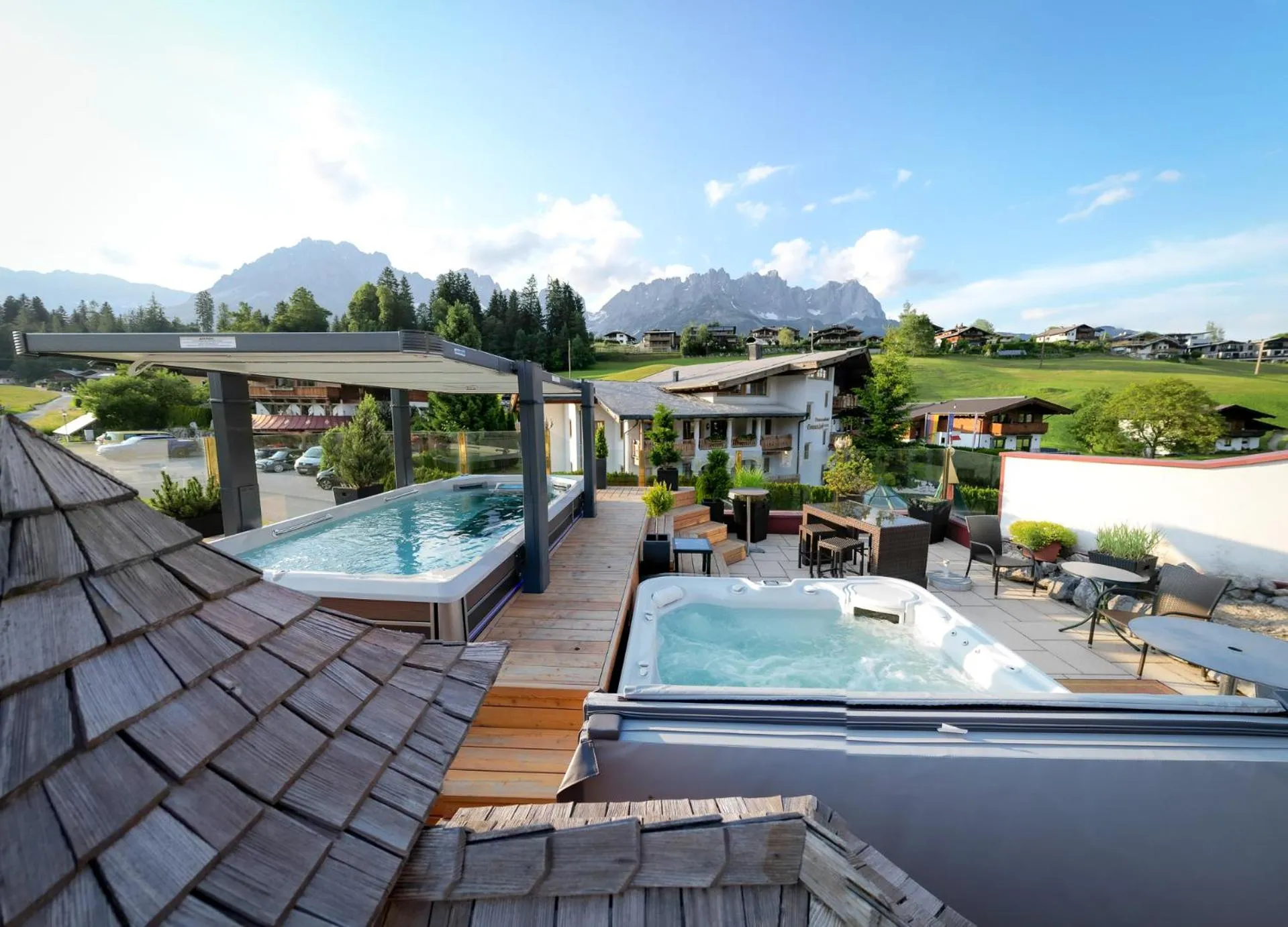 Hot Tub in Vitalhotel Sonnenhof