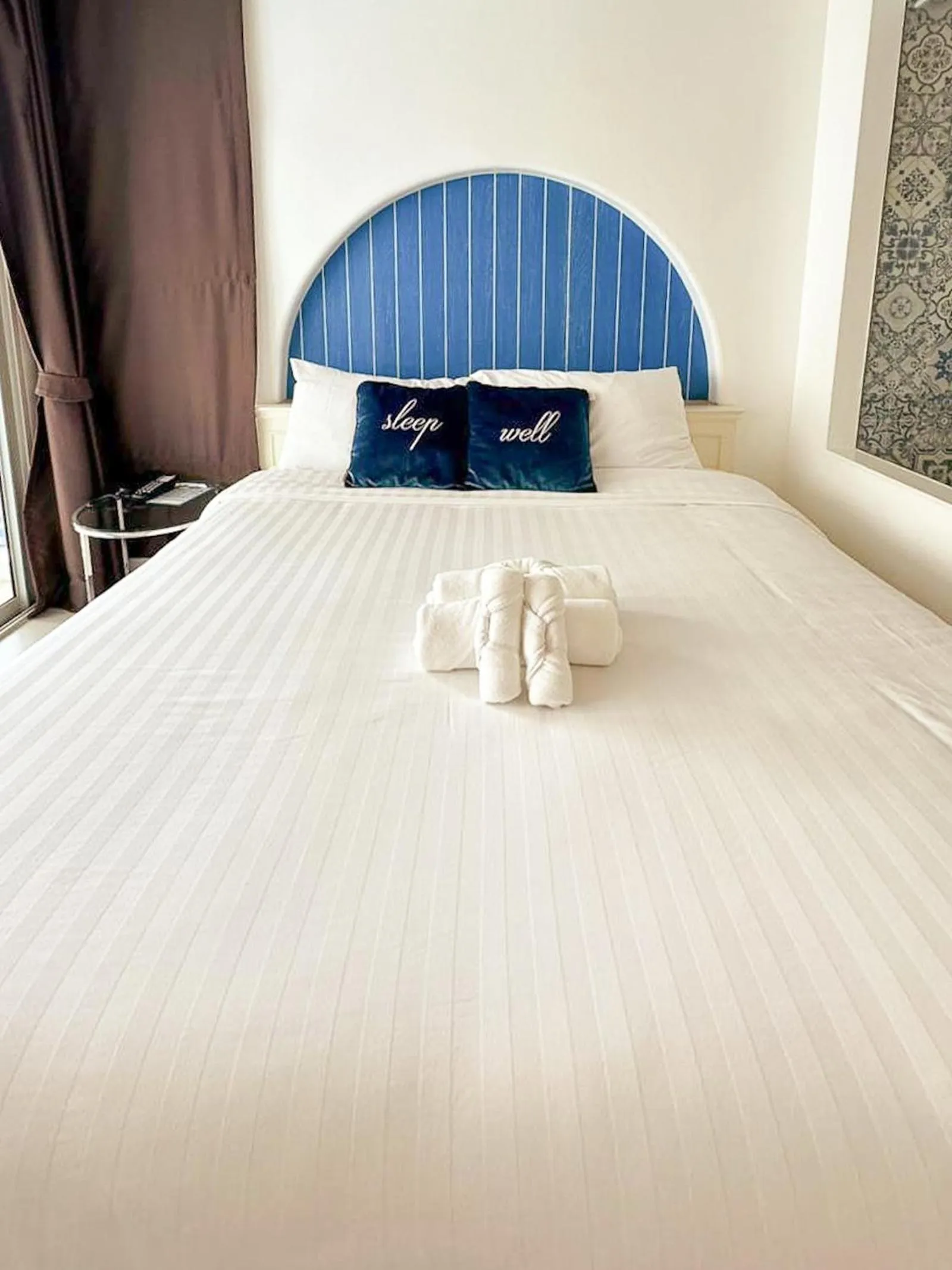 Bed in Costa Beach Residence & Jacuzzi